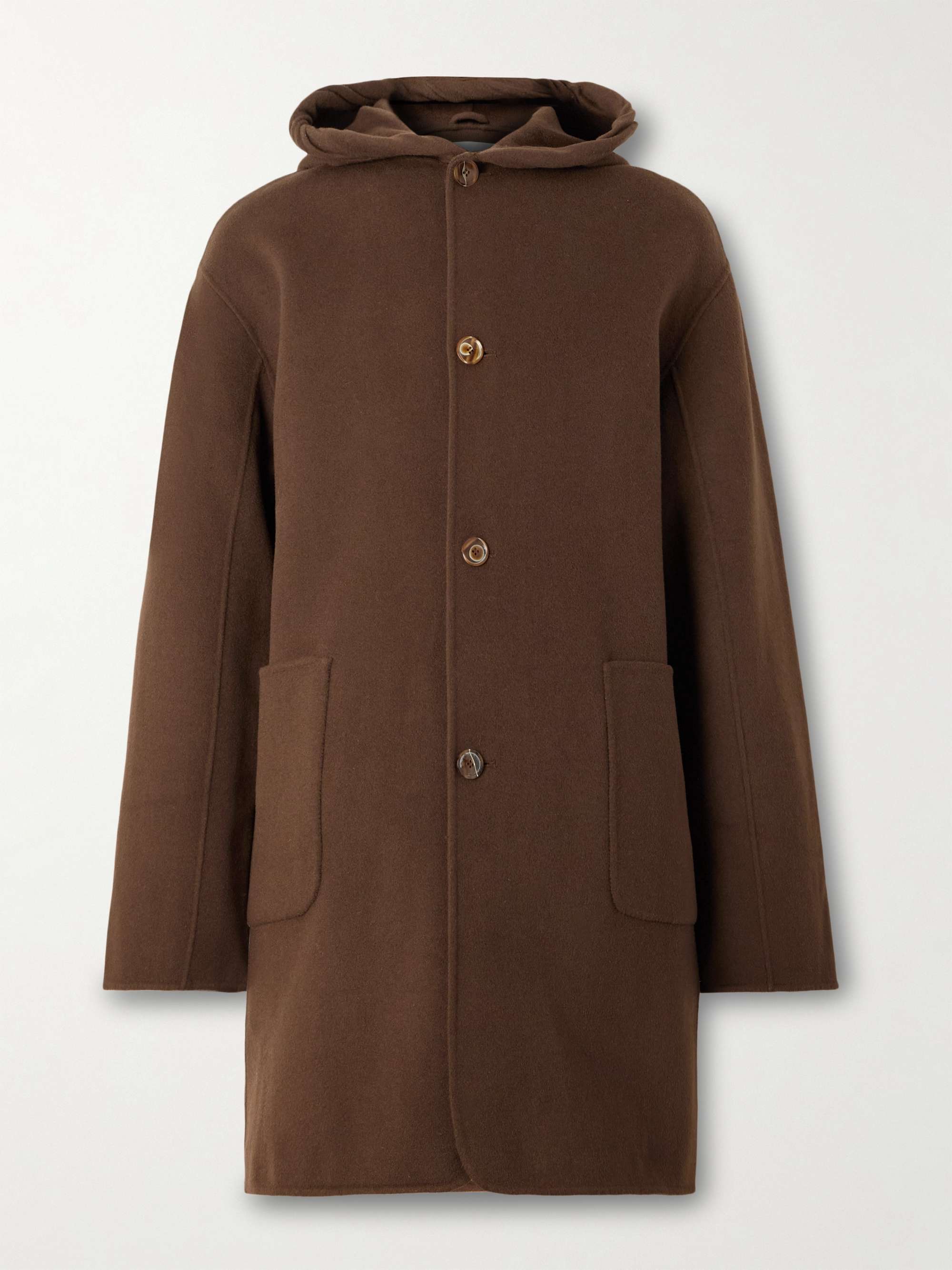 Yves Wool-Blend Hooded Coat view