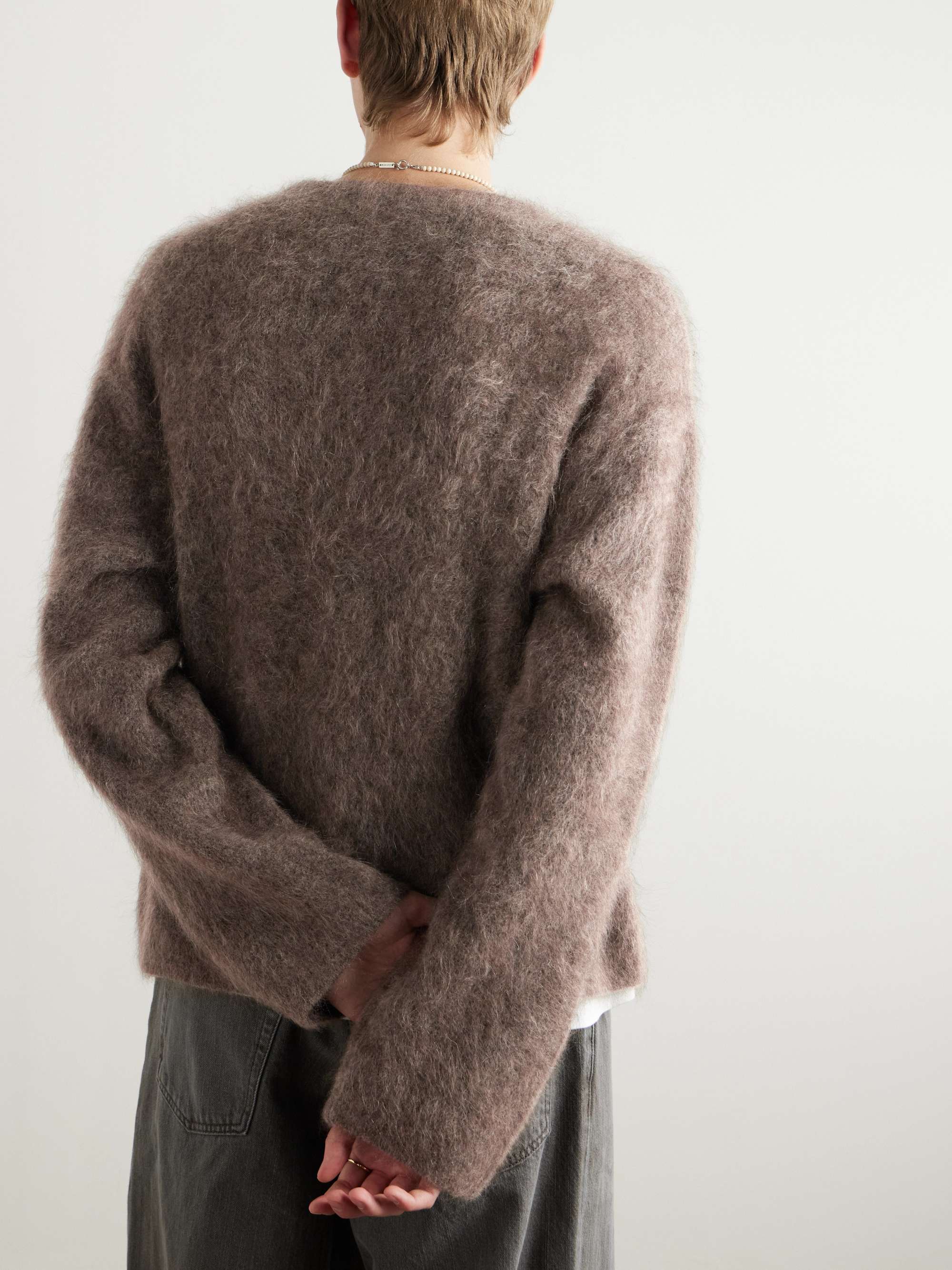 Jermaine Brushed Mohair-Blend Sweater view
