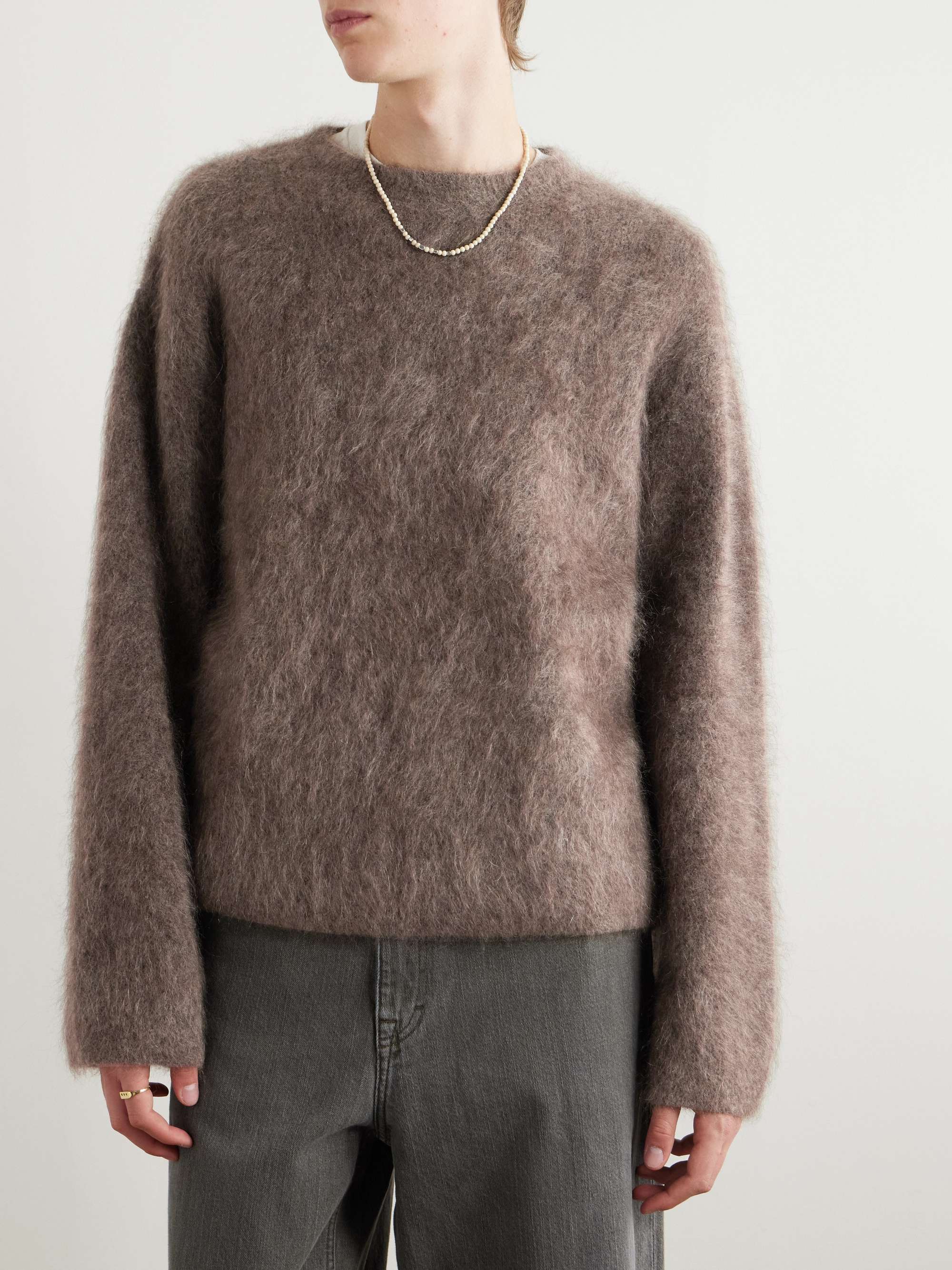 Jermaine Brushed Mohair-Blend Sweater view