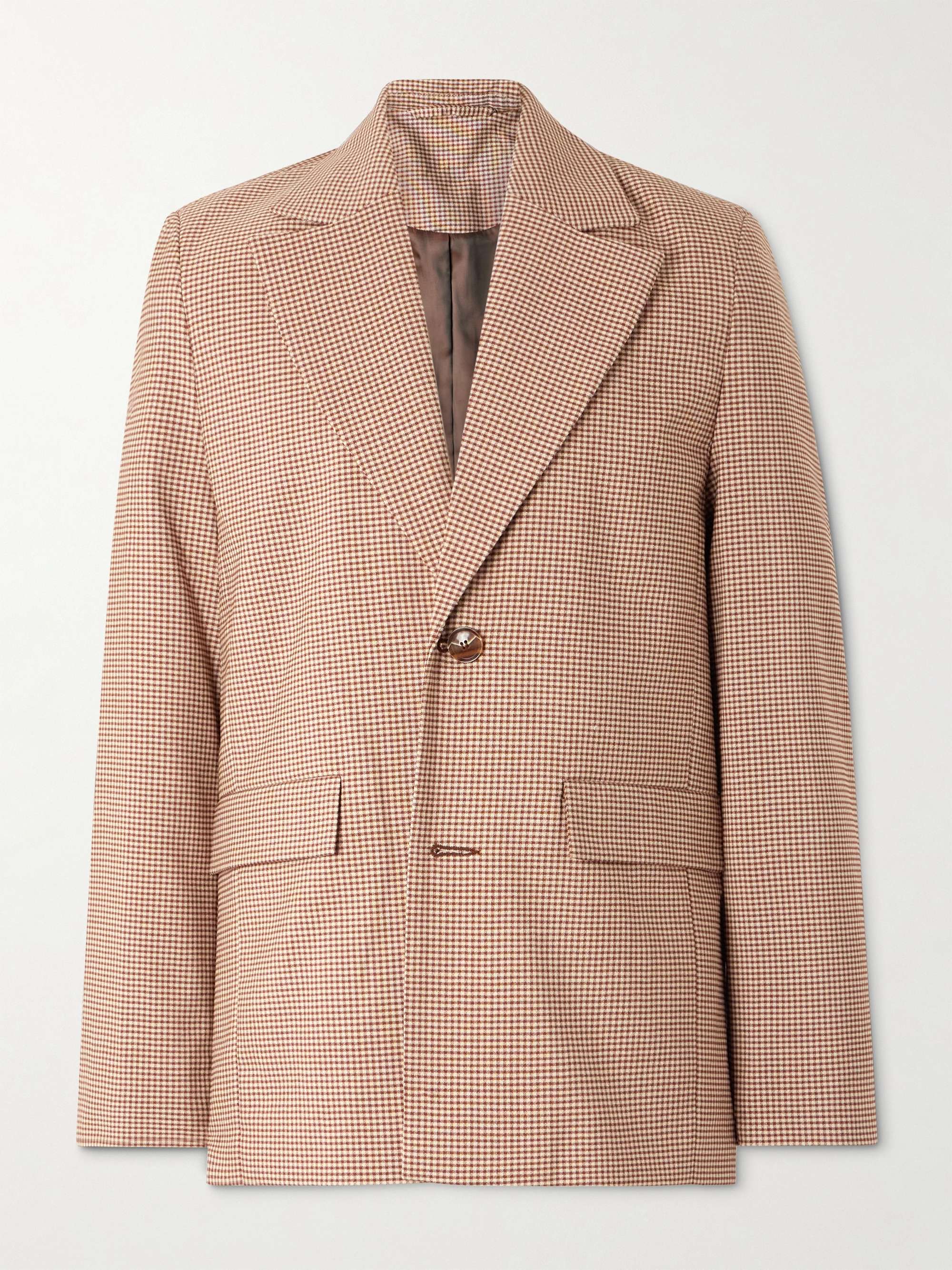 Insight Gingham Woven Suit Jacket view