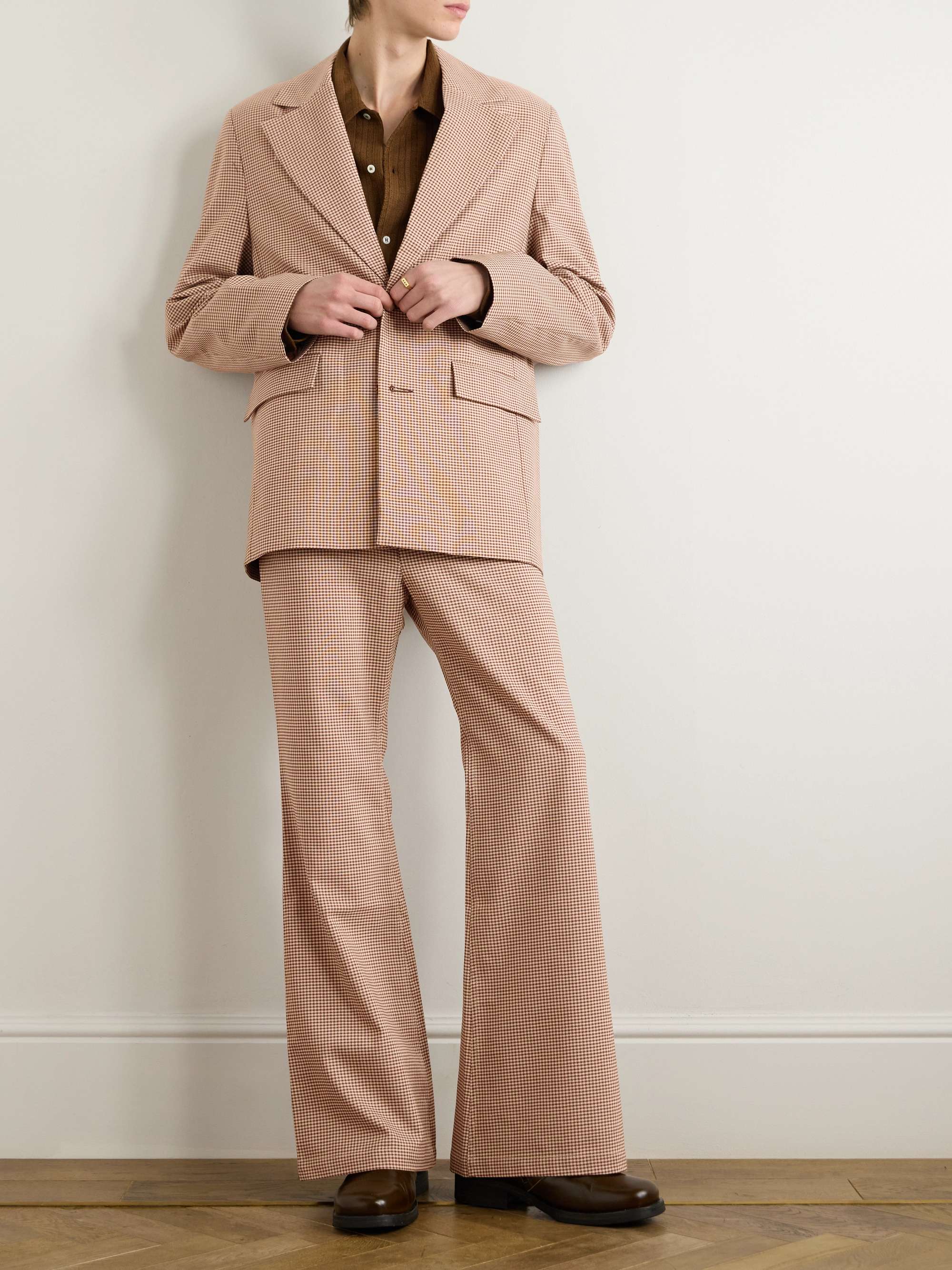 Insight Gingham Woven Suit Jacket view