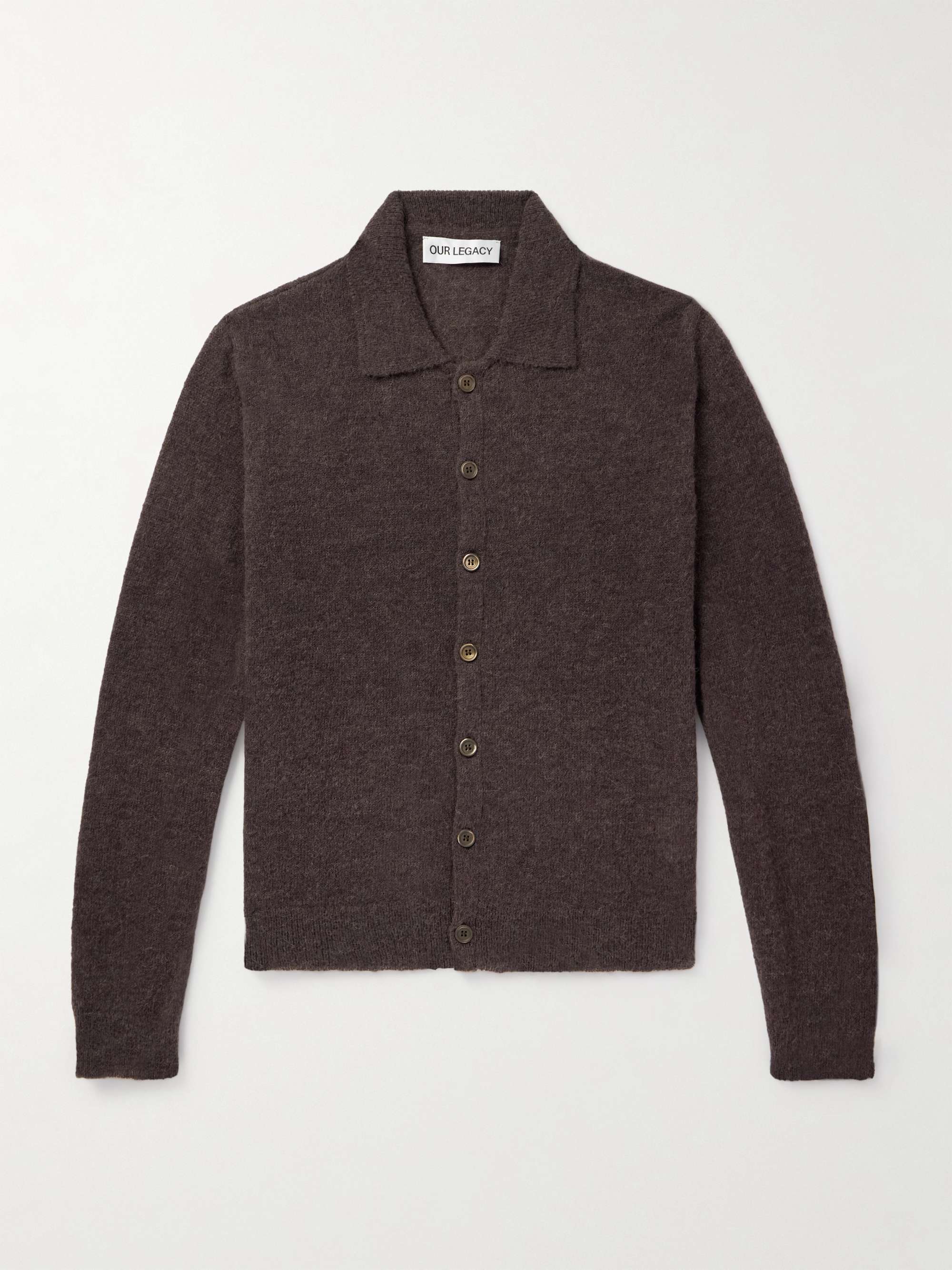 Evening Slim-Fit Alpaca-Blend Cardigan view