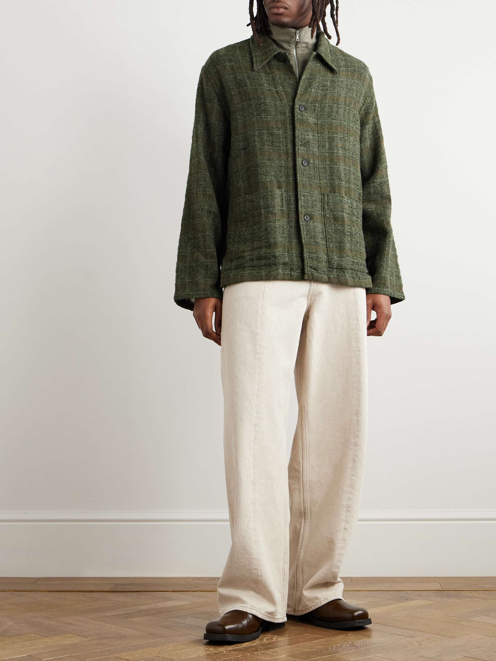 Haven Checked Tweed Overshirt view