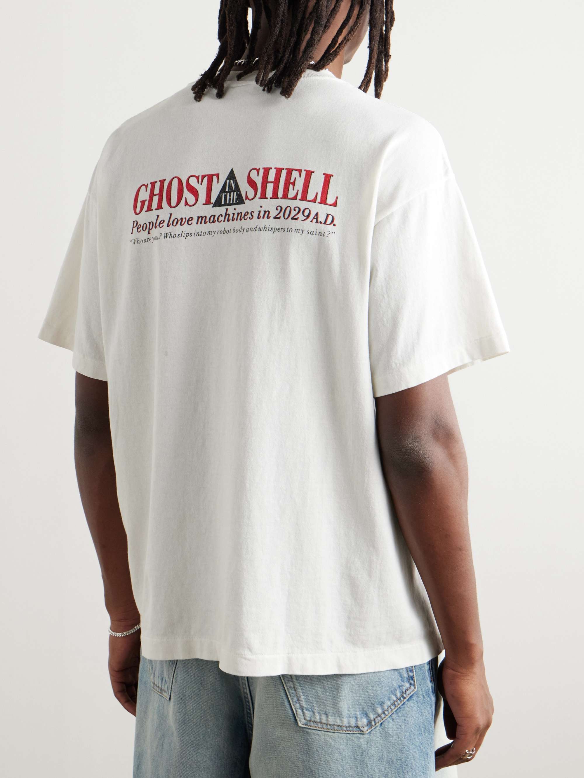 + Ghost in the Shell Printed Cotton-Jersey T-Shirt view