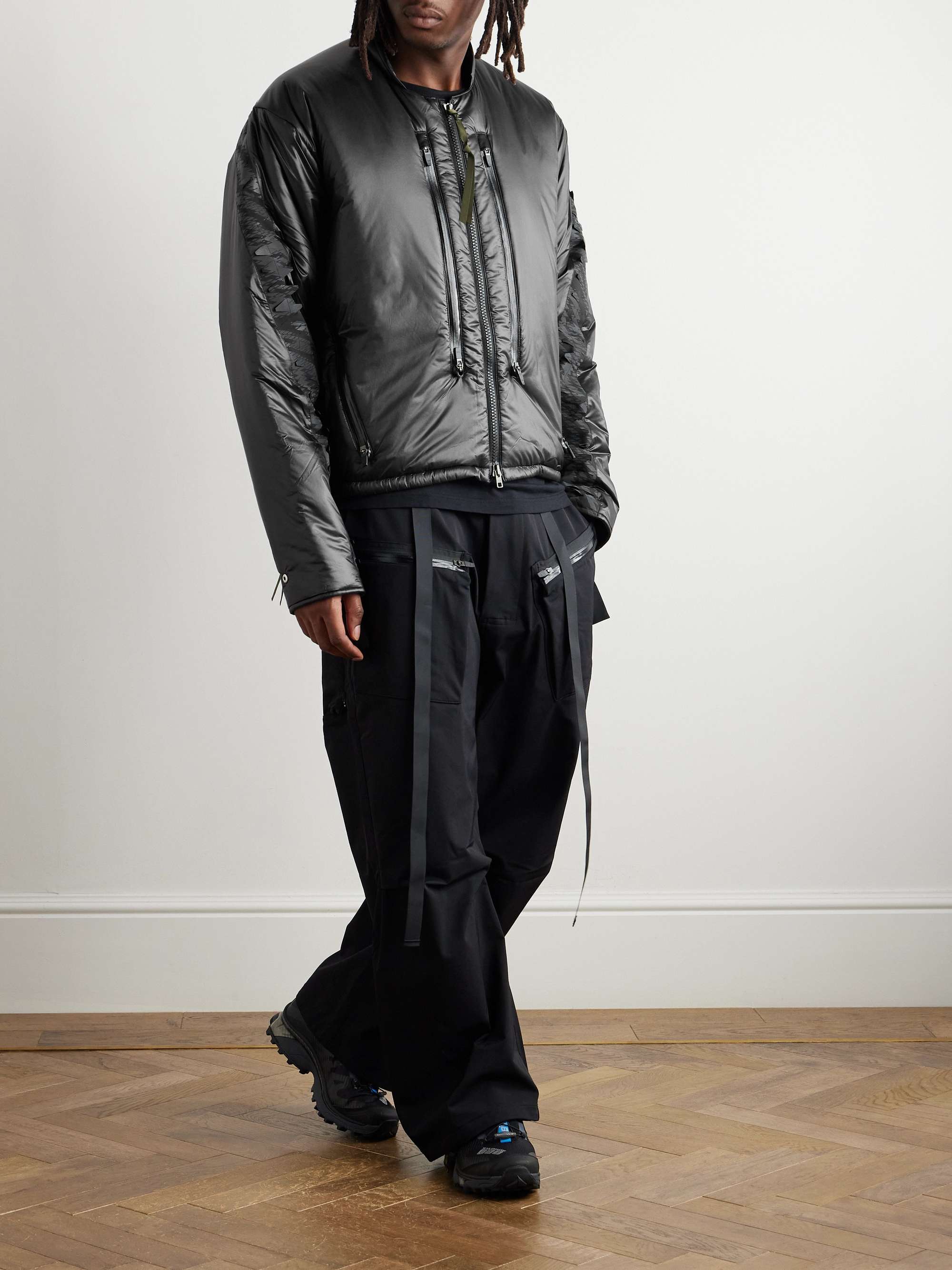 J14-PX Padded Coated-Shell Bomber Jacket view