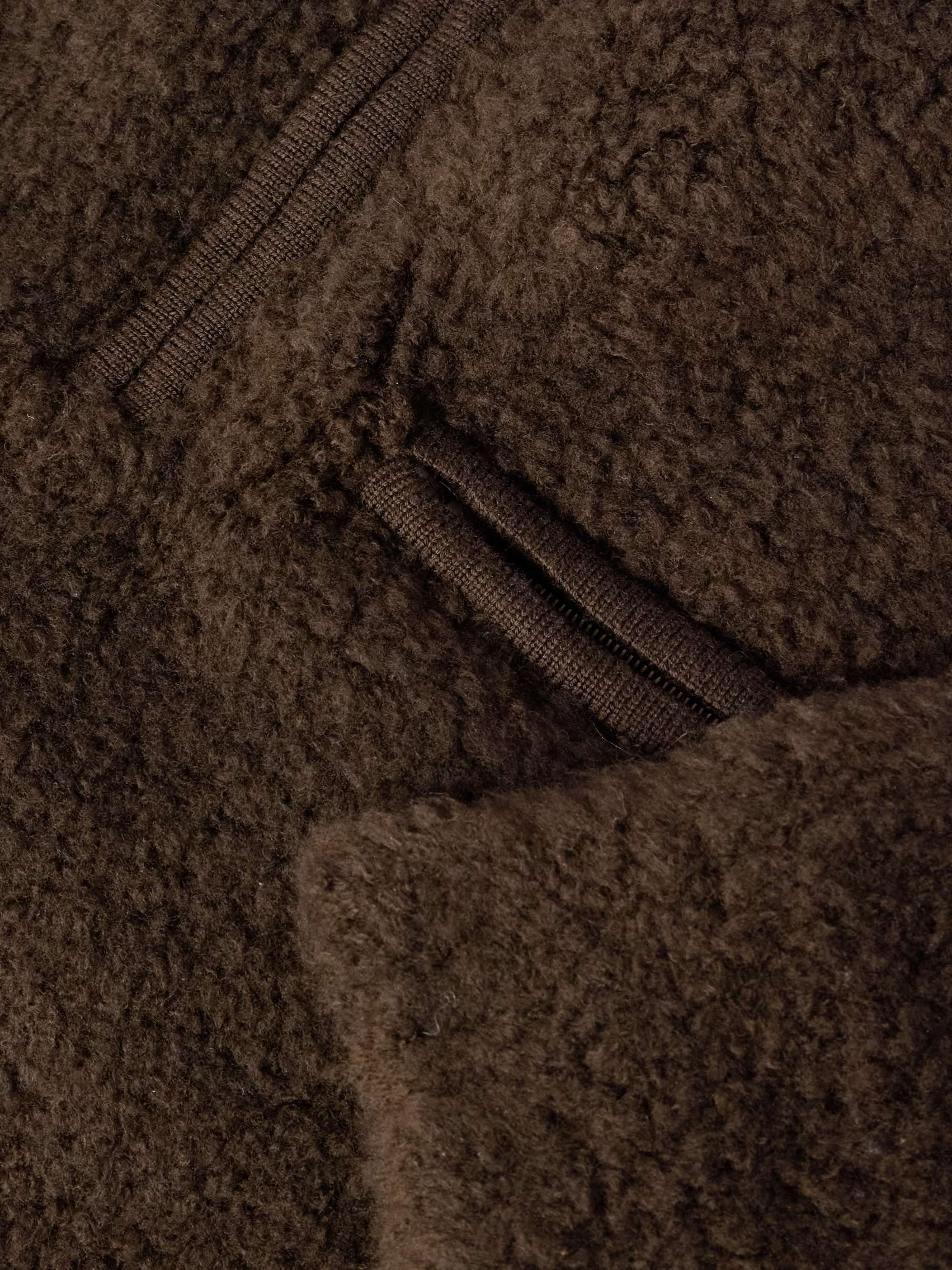Boa Wool-Blend Bouclé Half-Zip Sweater view