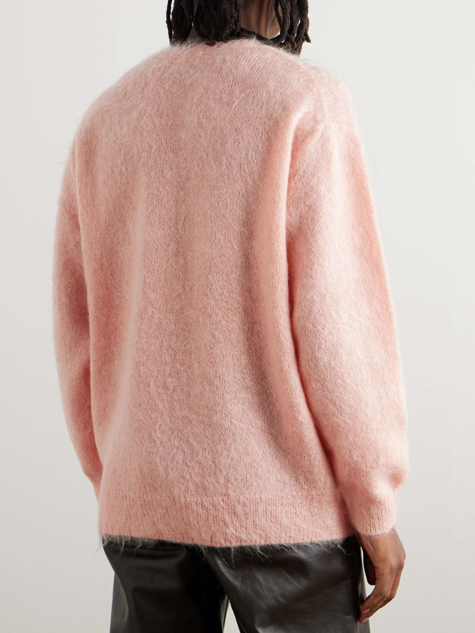 Oversized Brushed Mohair and Wool-Blend Sweater view