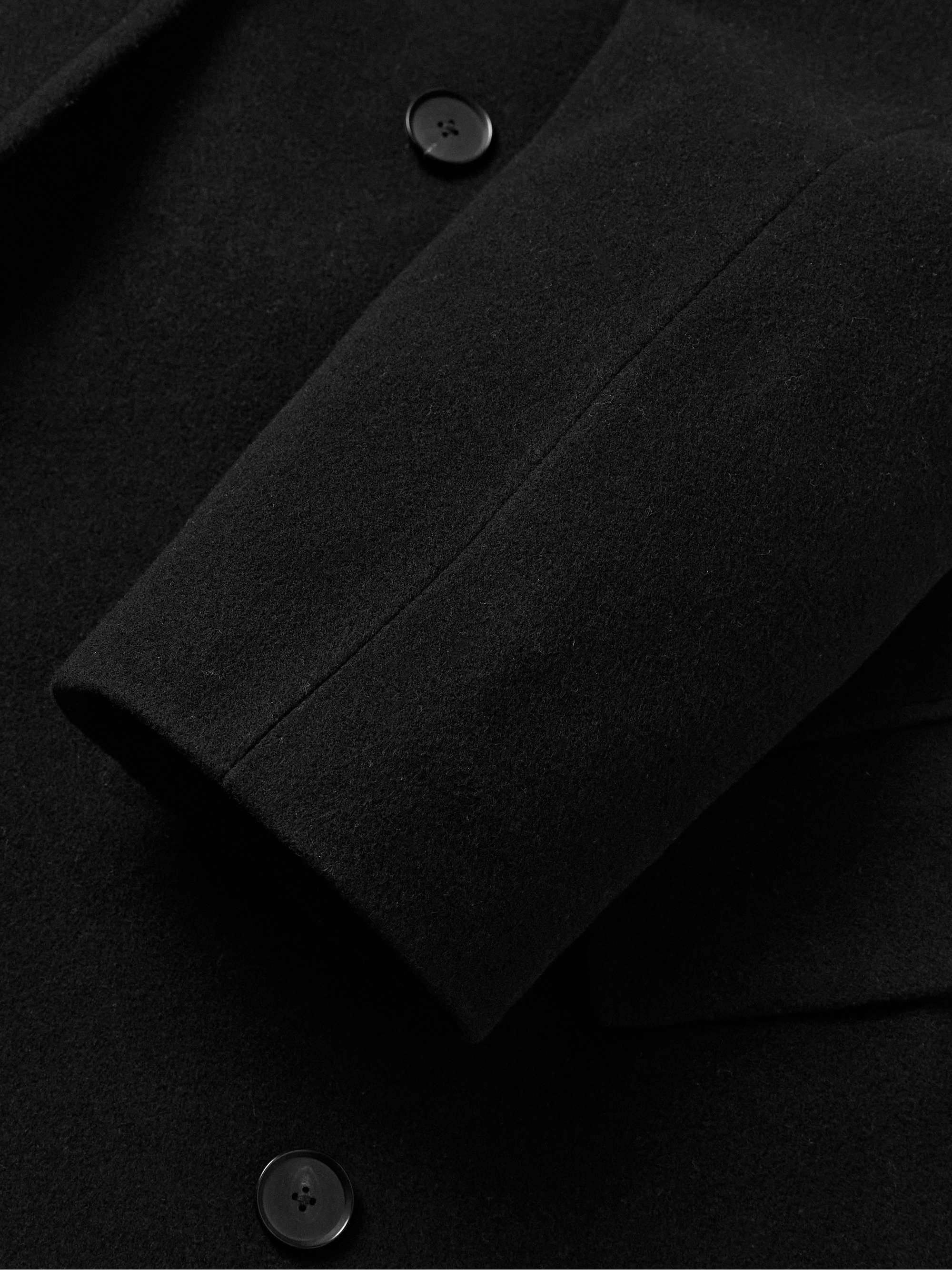 Oversized Double-Breasted Super 160s Wool Coat view