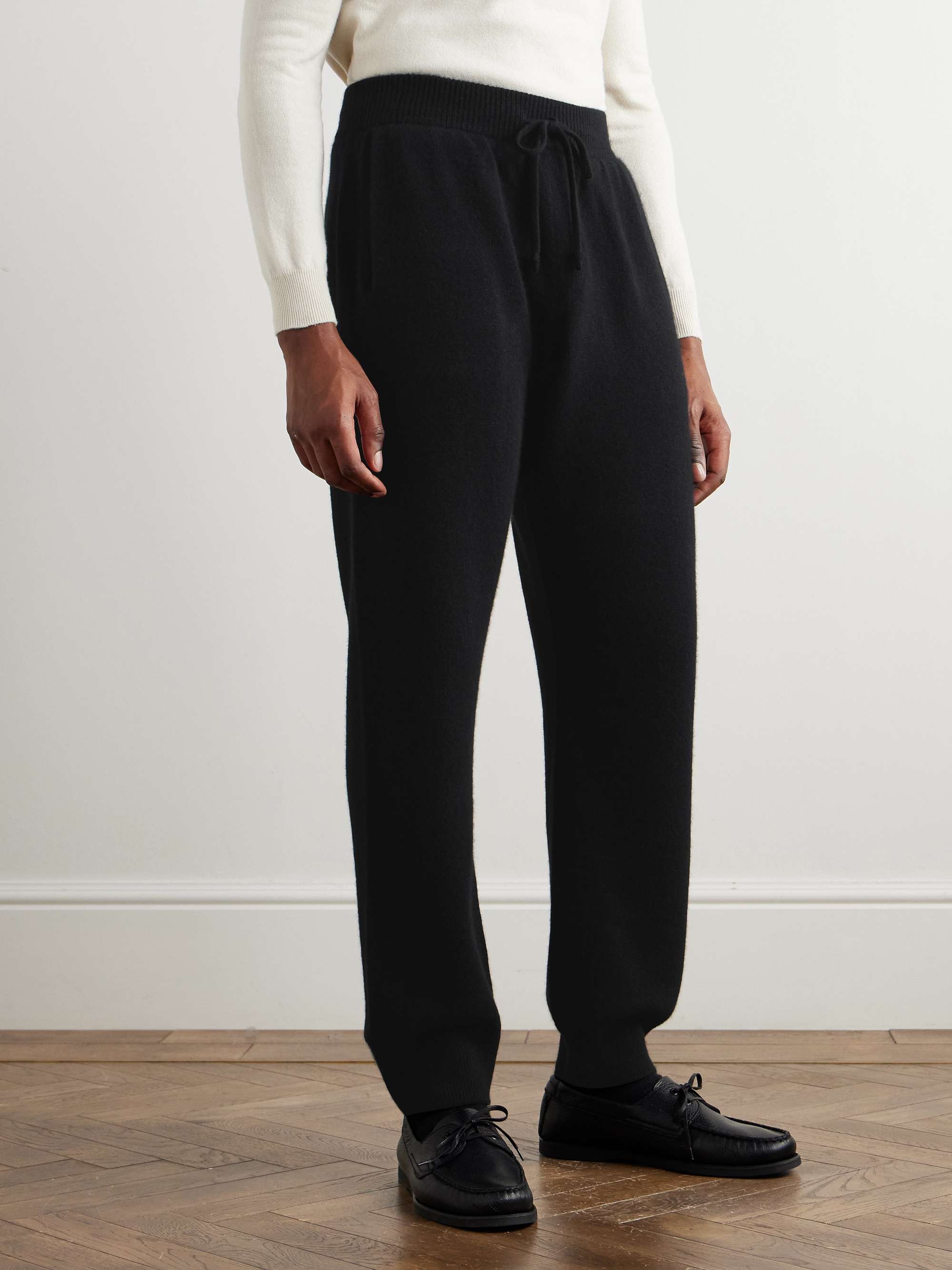 Tapered Cashmere Trousers view