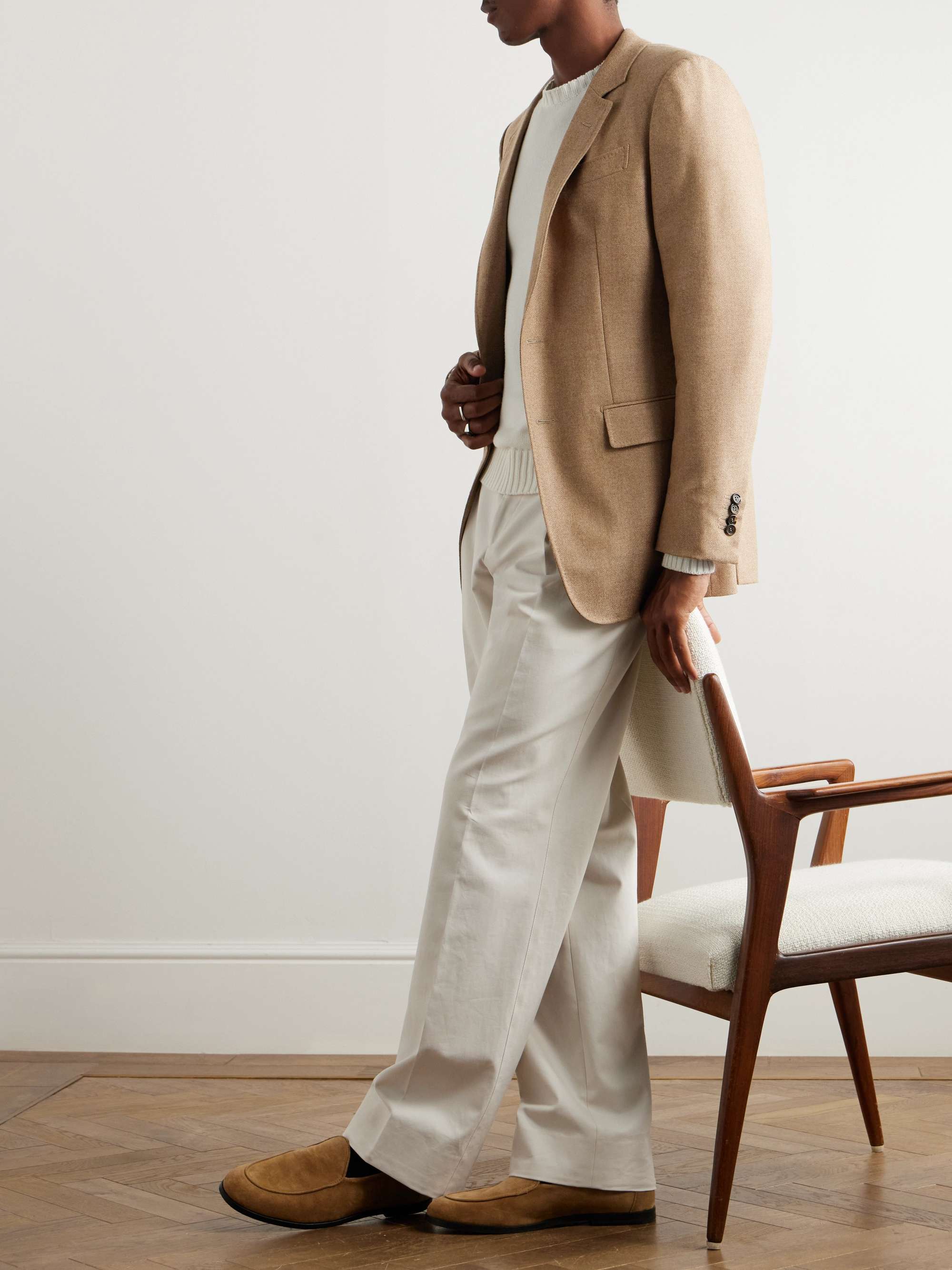 Irving Slim-Fit Wool and Cashmere-Blend Twill Blazer view