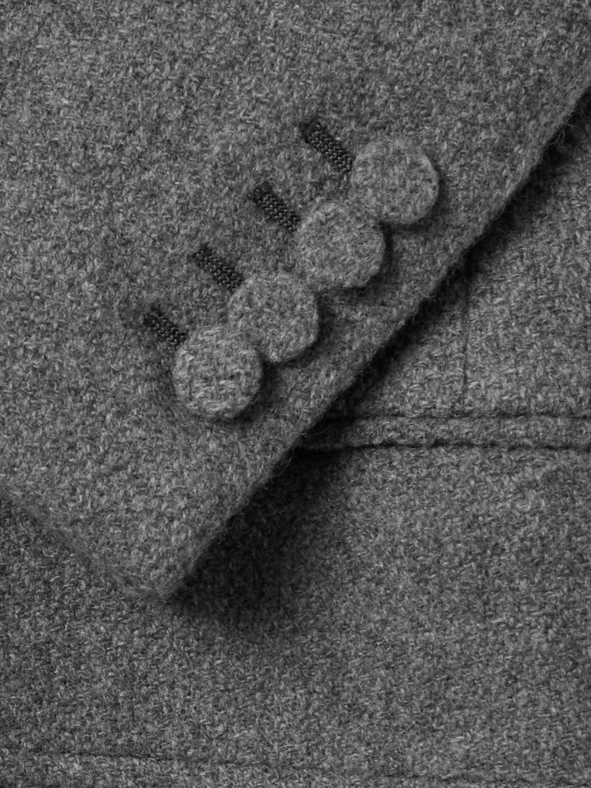 Double-Breasted Virgin Wool and Cashmere-Blend Blazer view