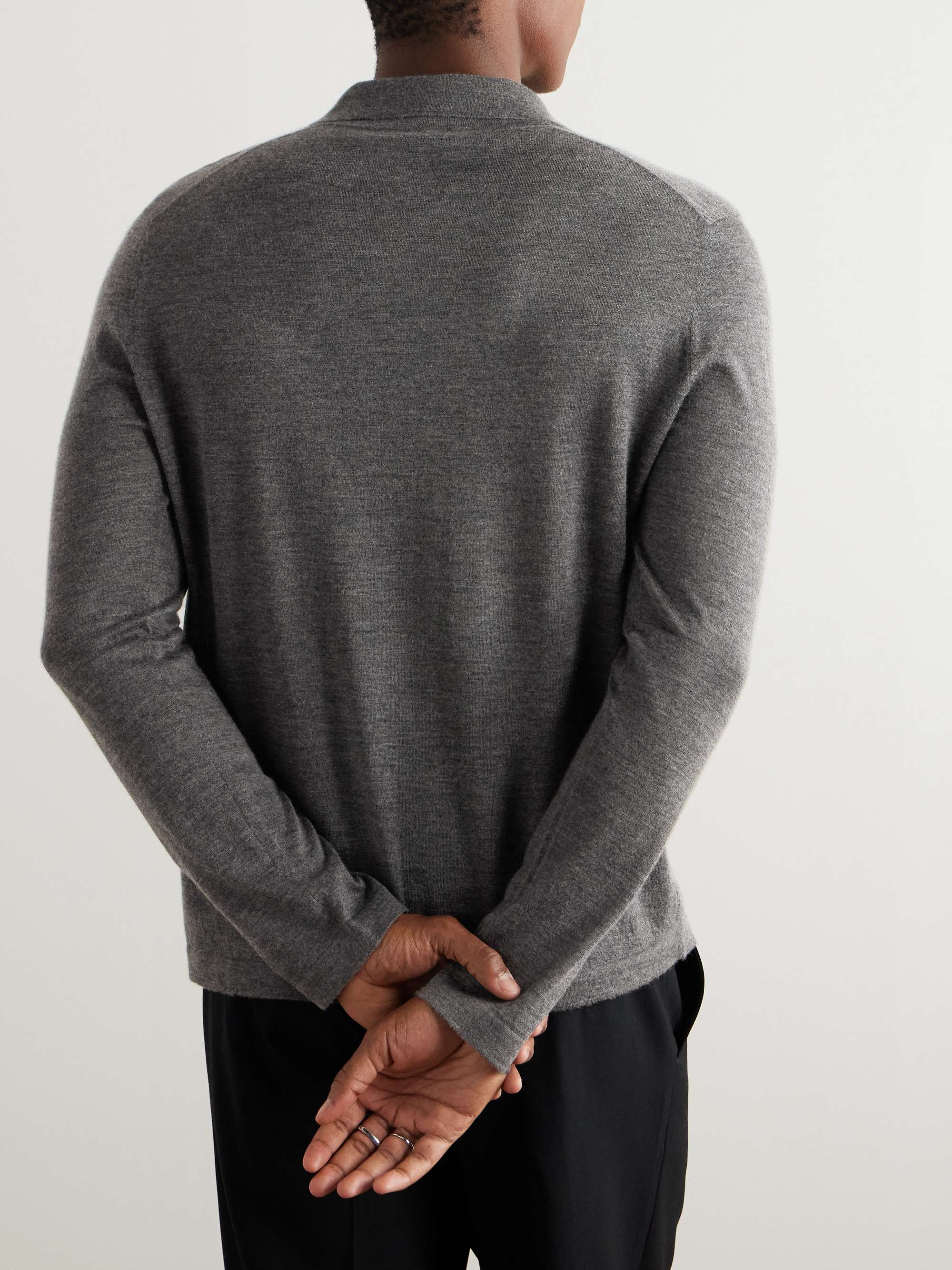 Frome Slim-Fit Cashmere Polo Shirt view