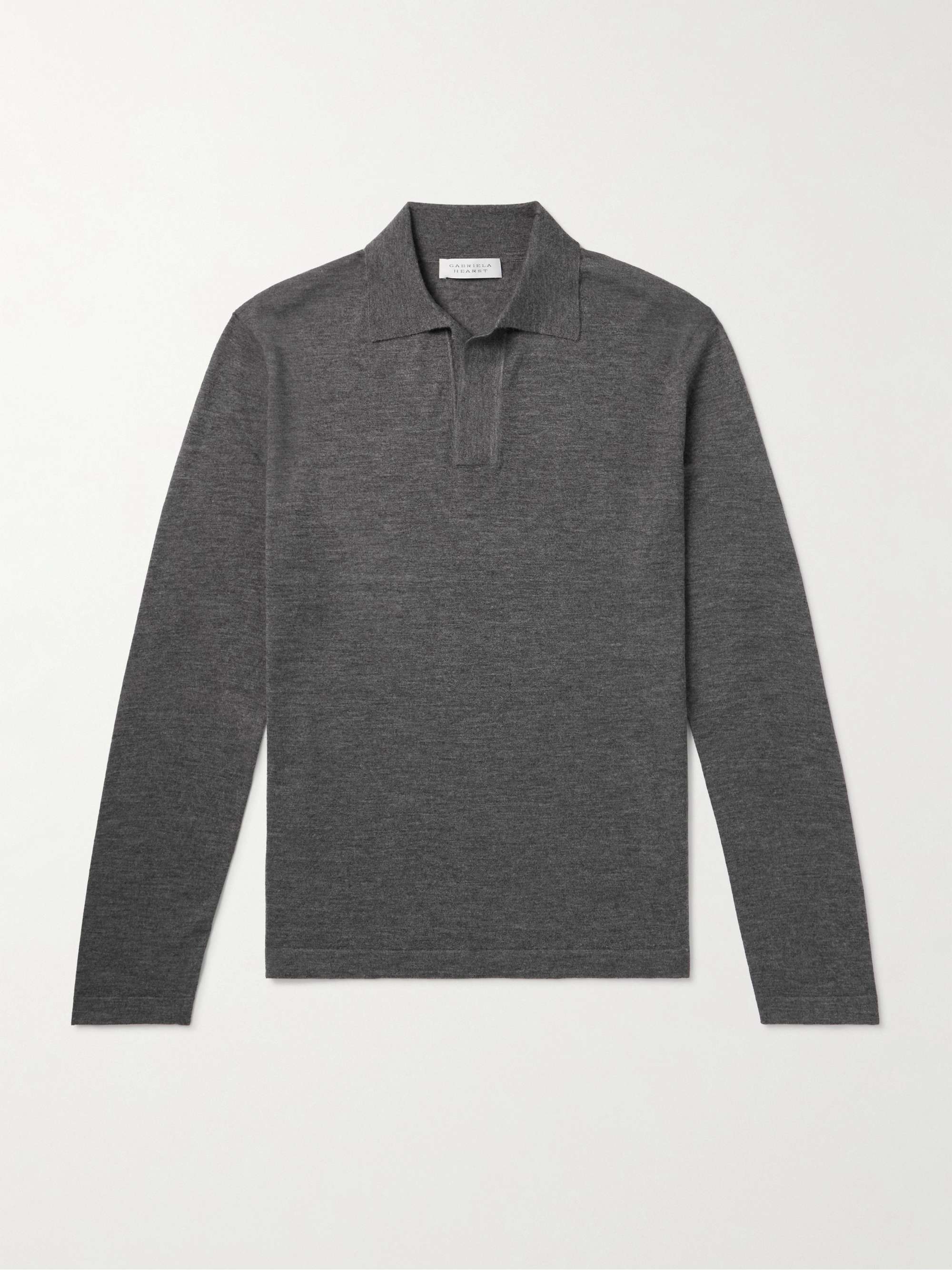 Frome Slim-Fit Cashmere Polo Shirt view