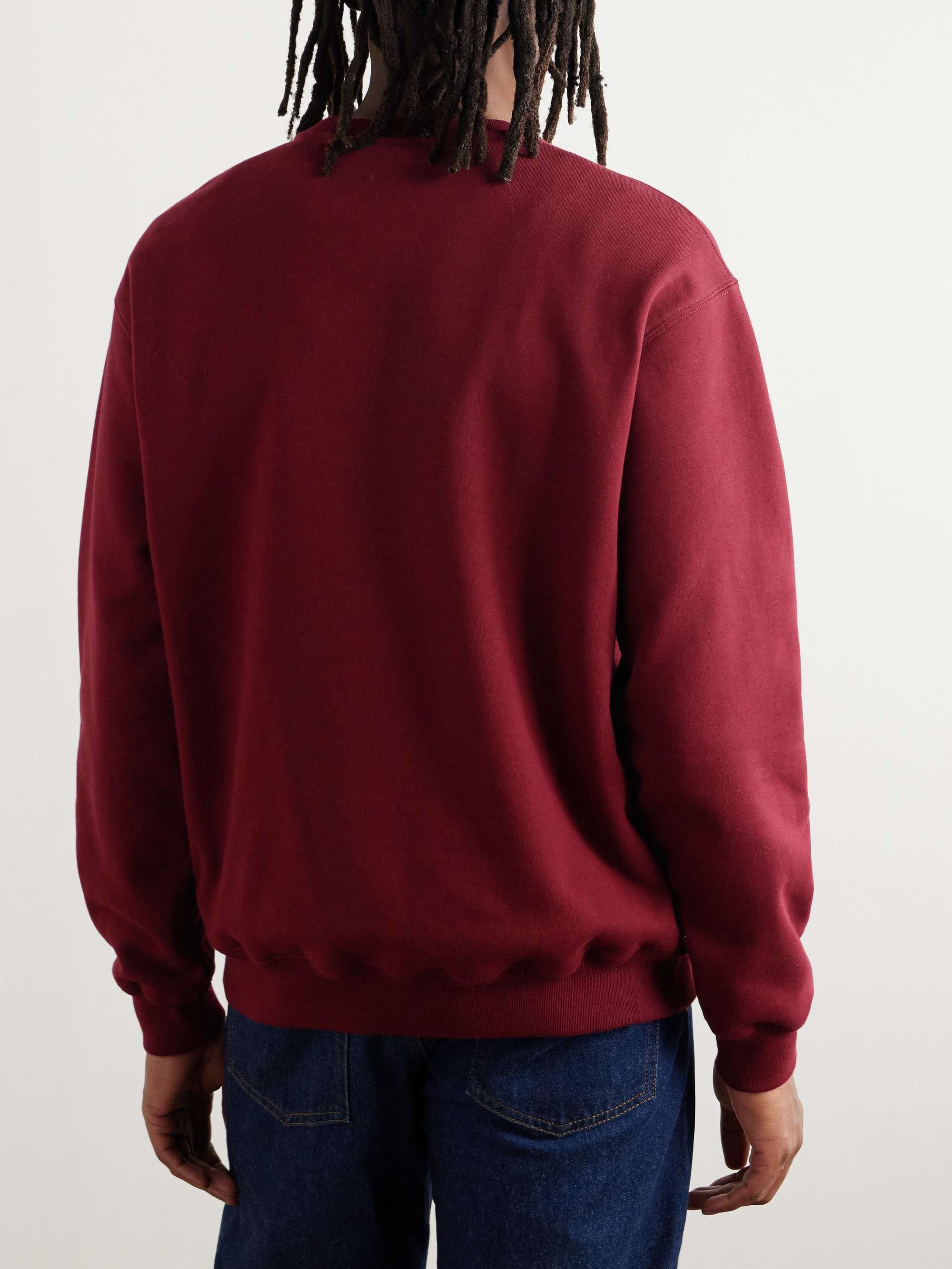 Logo-Print Cotton-Jersey Sweatshirt view