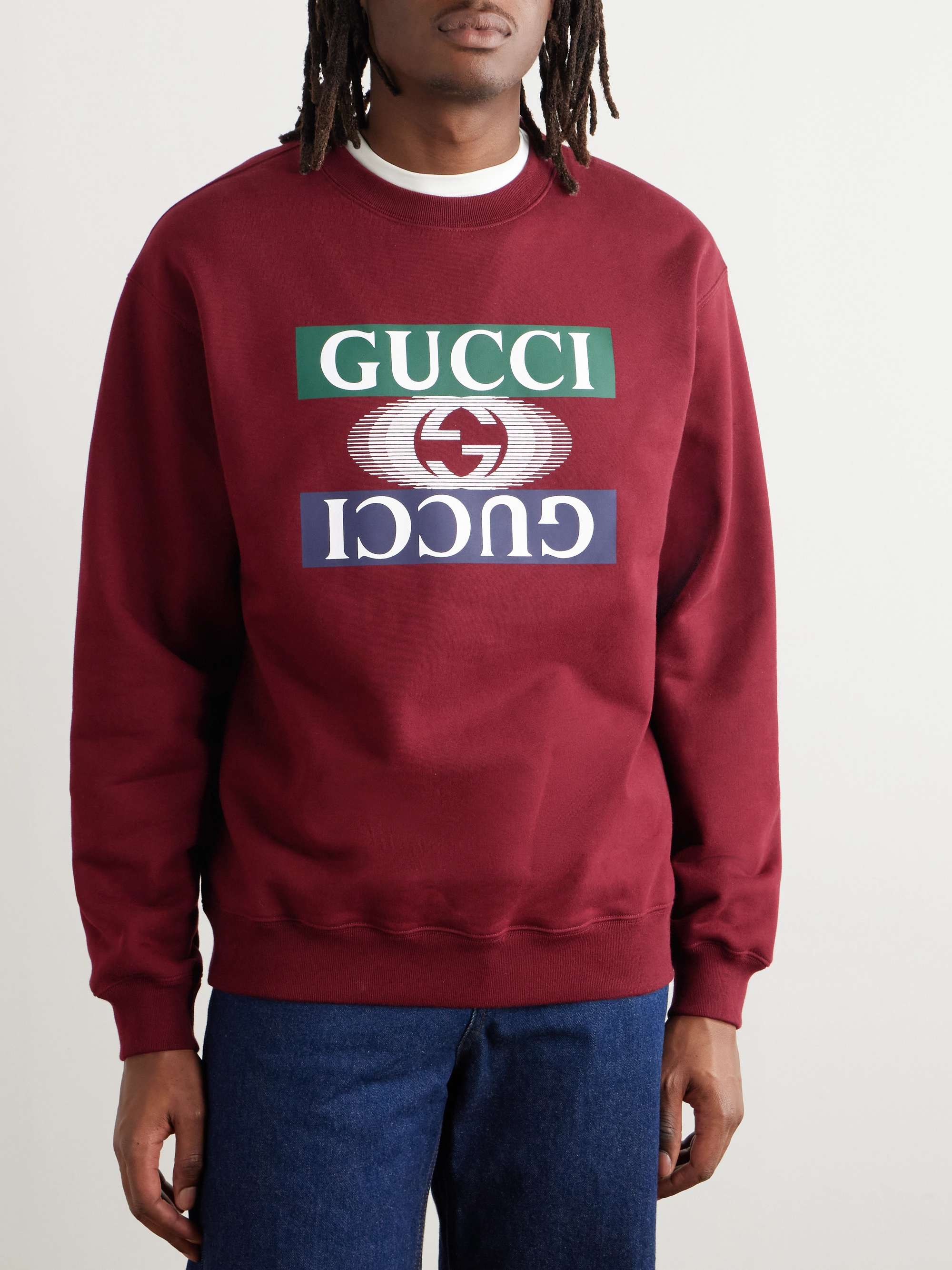 Logo-Print Cotton-Jersey Sweatshirt view