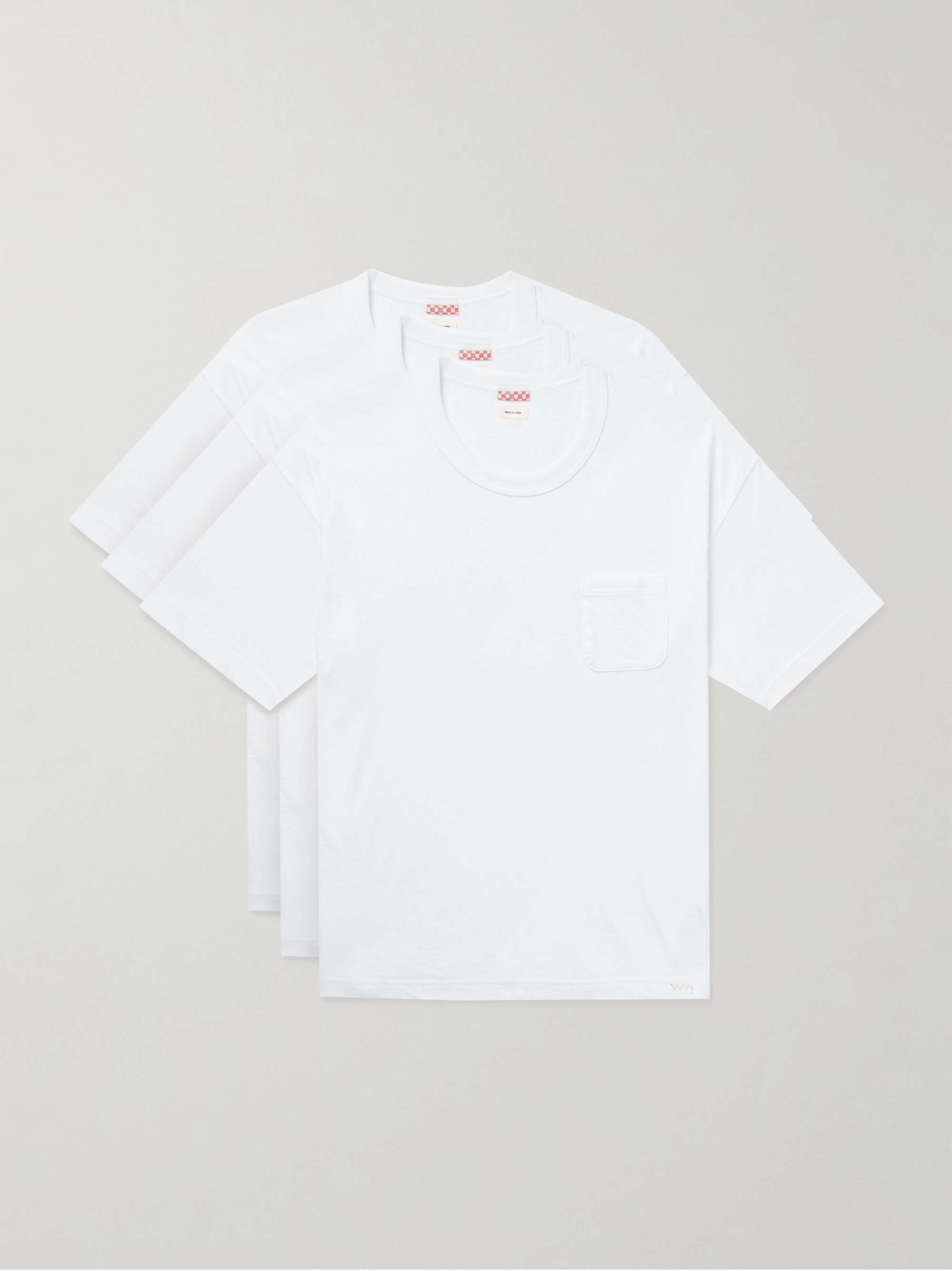 Sublig Jumbo Three-Pack Cotton-Blend Jersey T-Shirts view