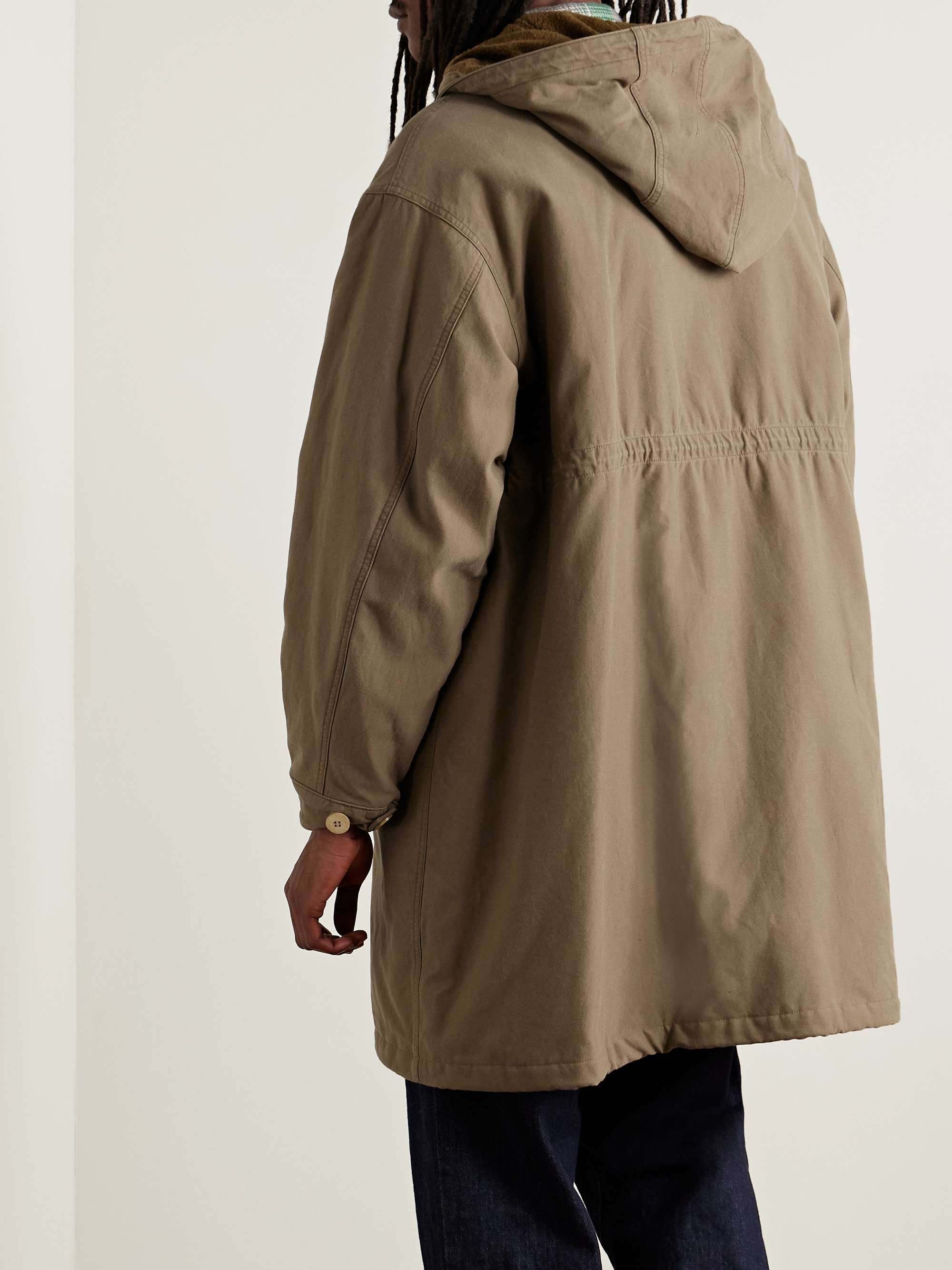 Cotton and Nylon-Blend Hooded Parka view