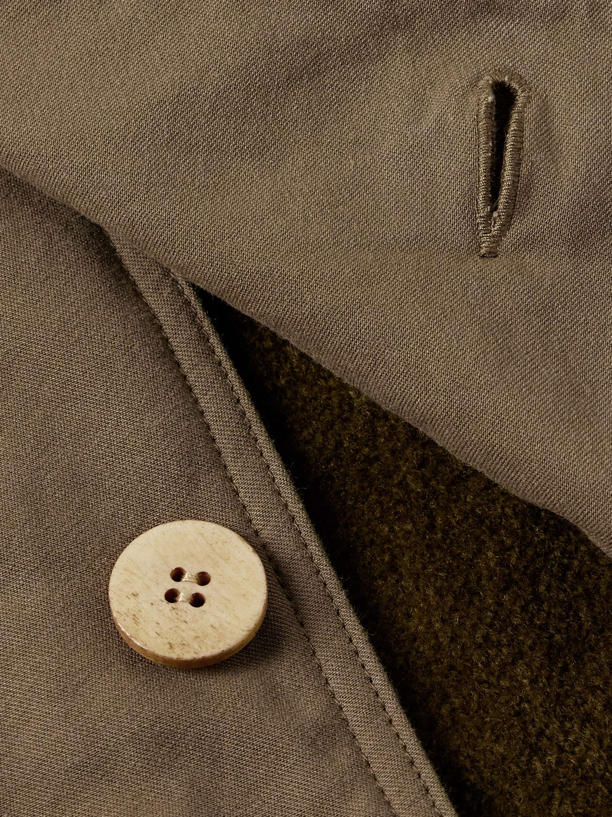 Cotton and Nylon-Blend Hooded Parka view