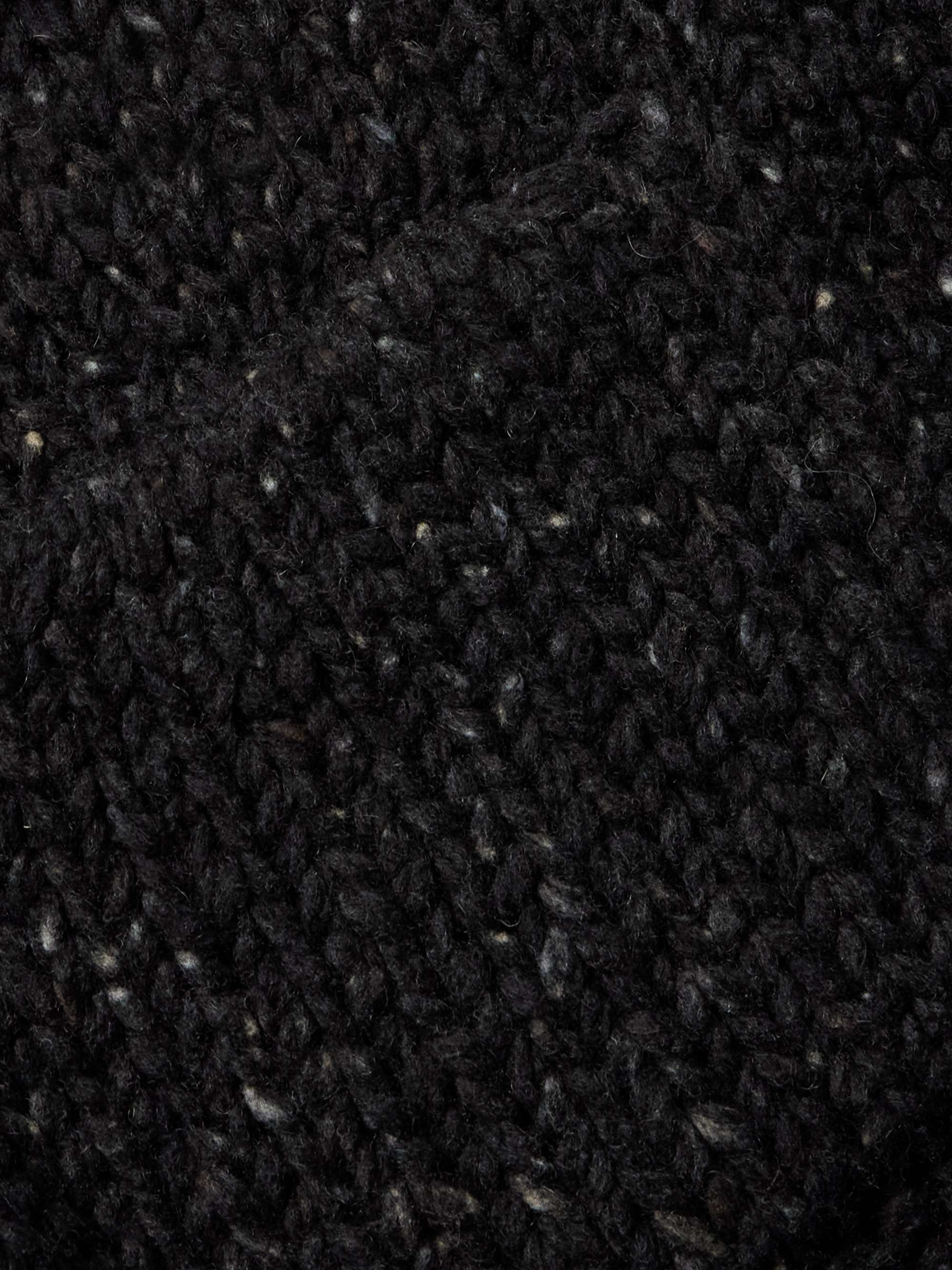 Shaw-Collar Wool Zip-Up Cardigan view