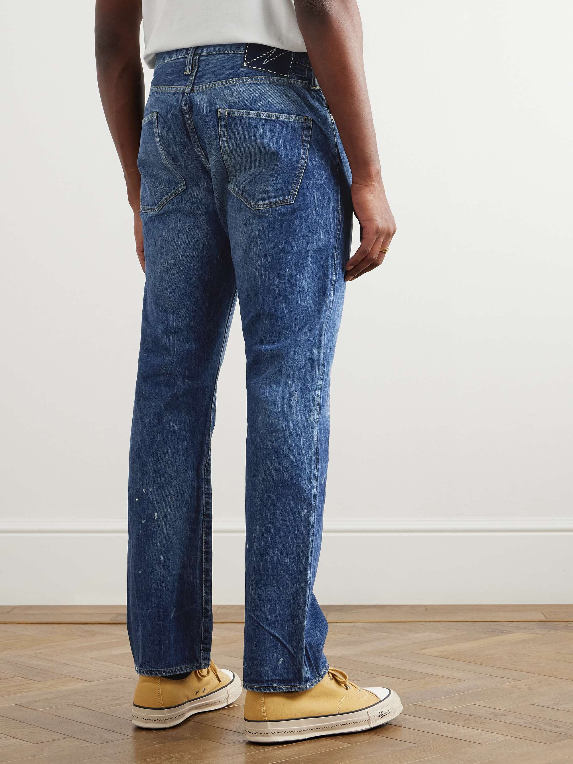 Social Sculpture Tapered Distressed Jeans view