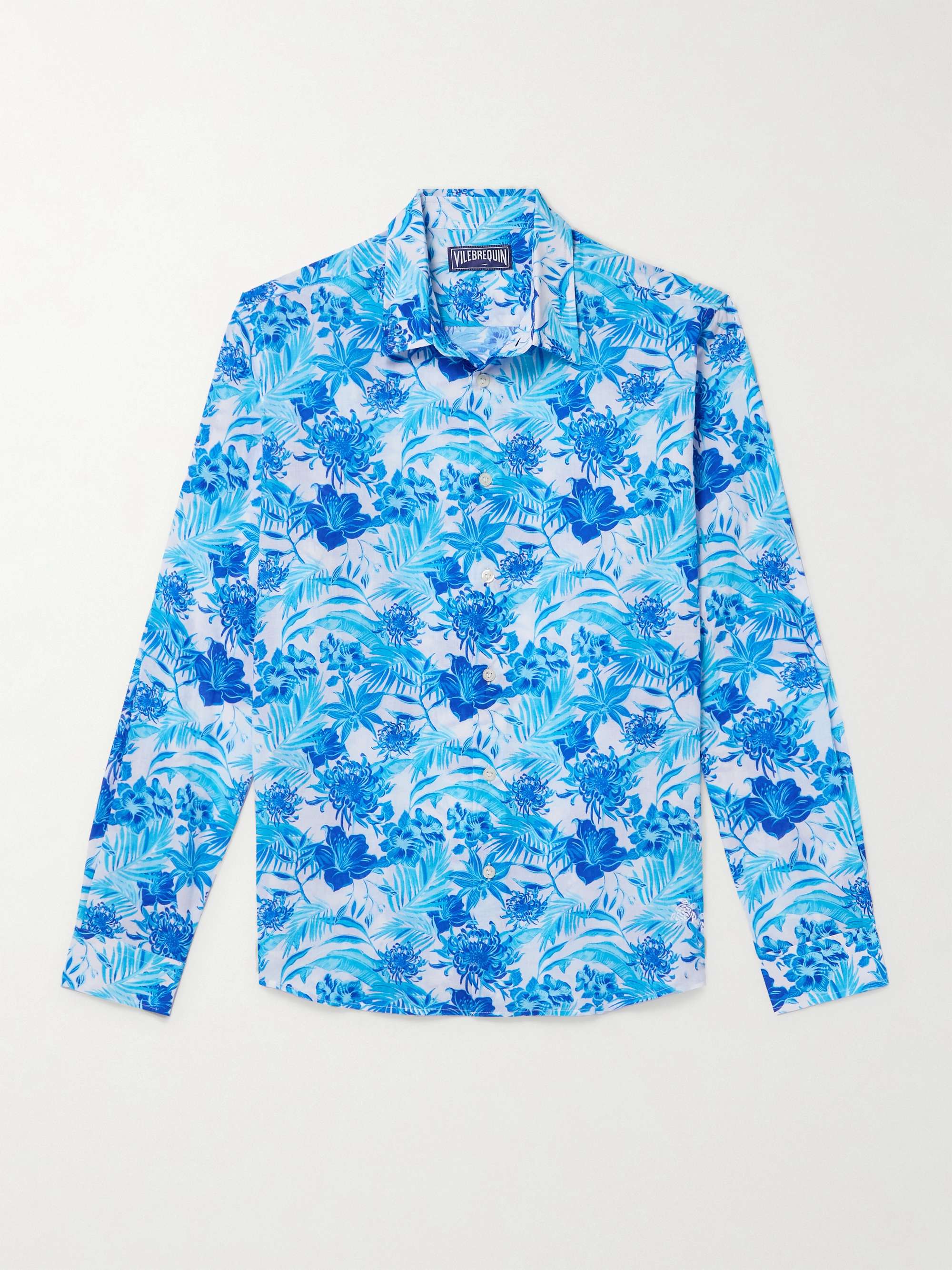 Caracal Floral-Print Cotton-Voile Shirt view