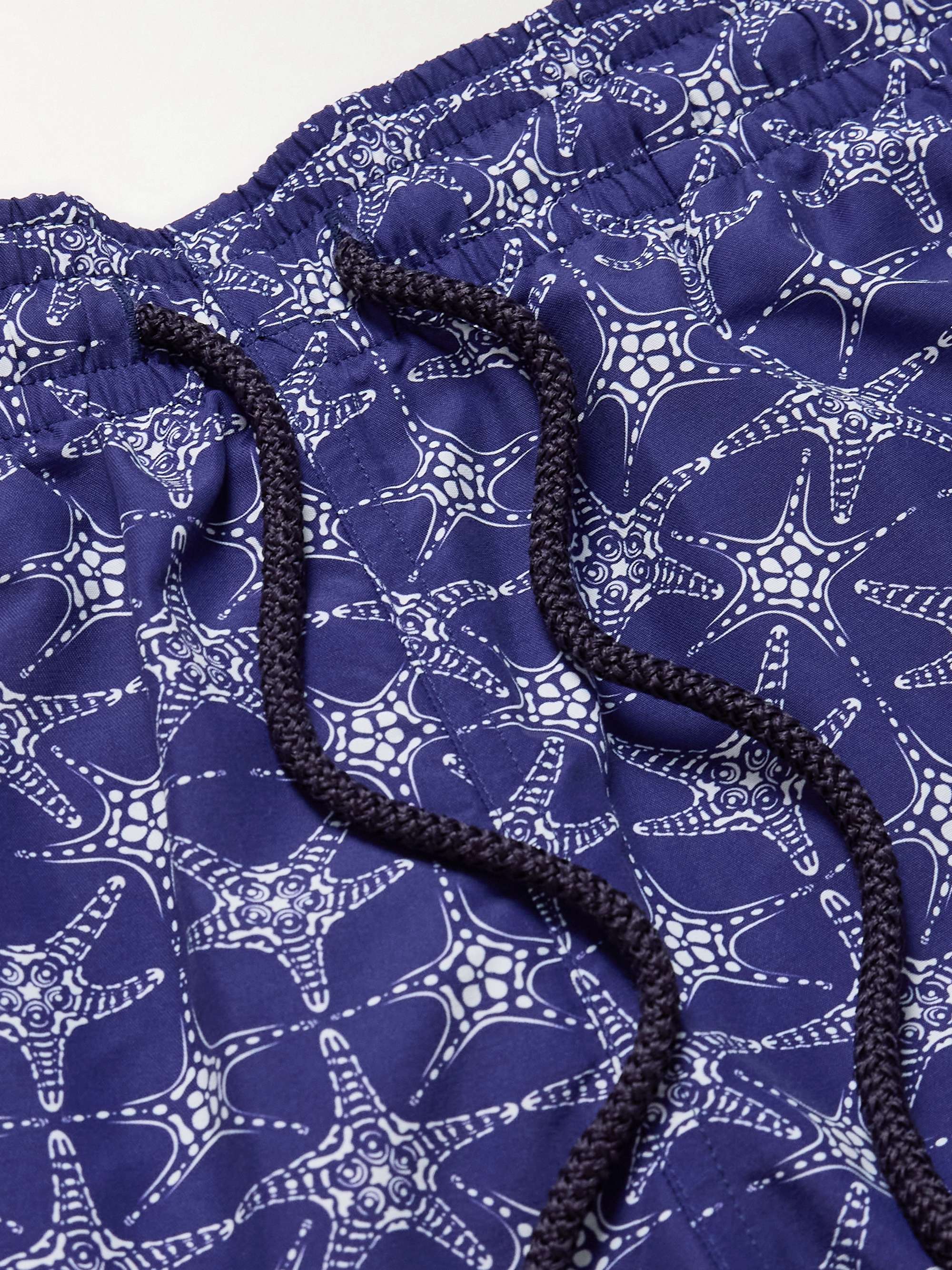 Moorea Straight-Leg Mid-Length Printed ECONYL® Swim Shorts view