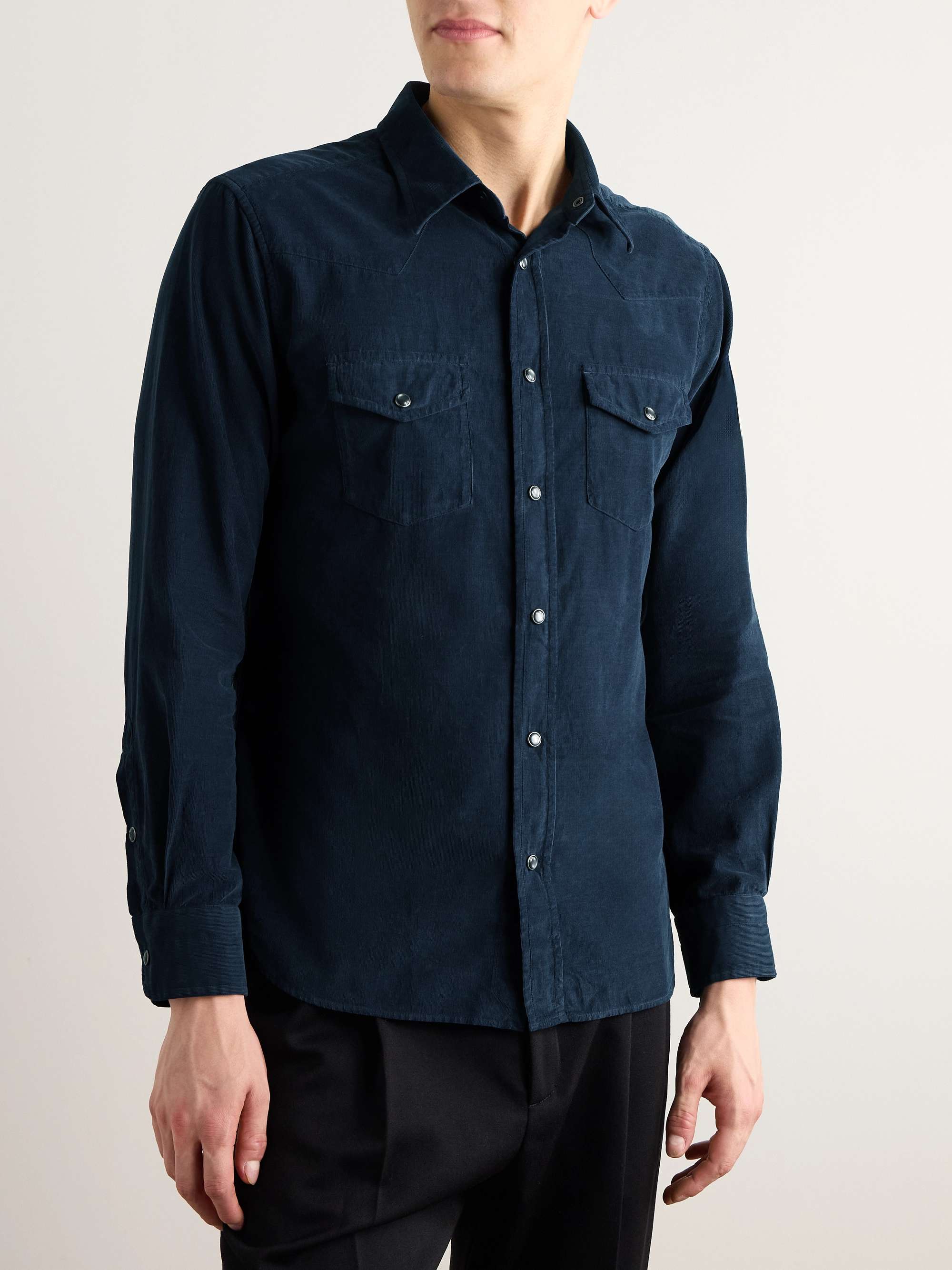 Cotton-Corduroy Western Shirt view