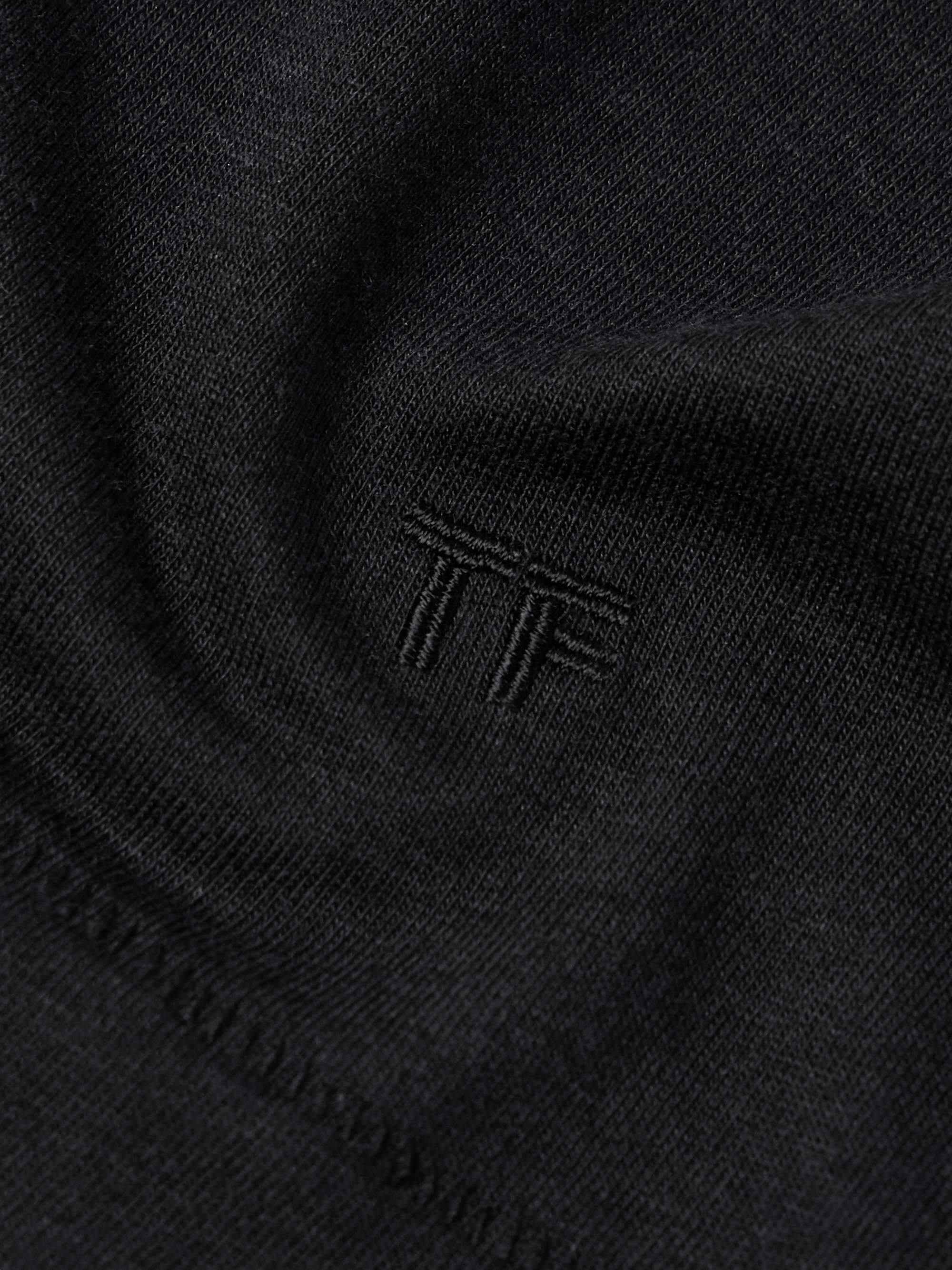 Slim-Fit Lyocell and Cotton-Blend T-Shirt view