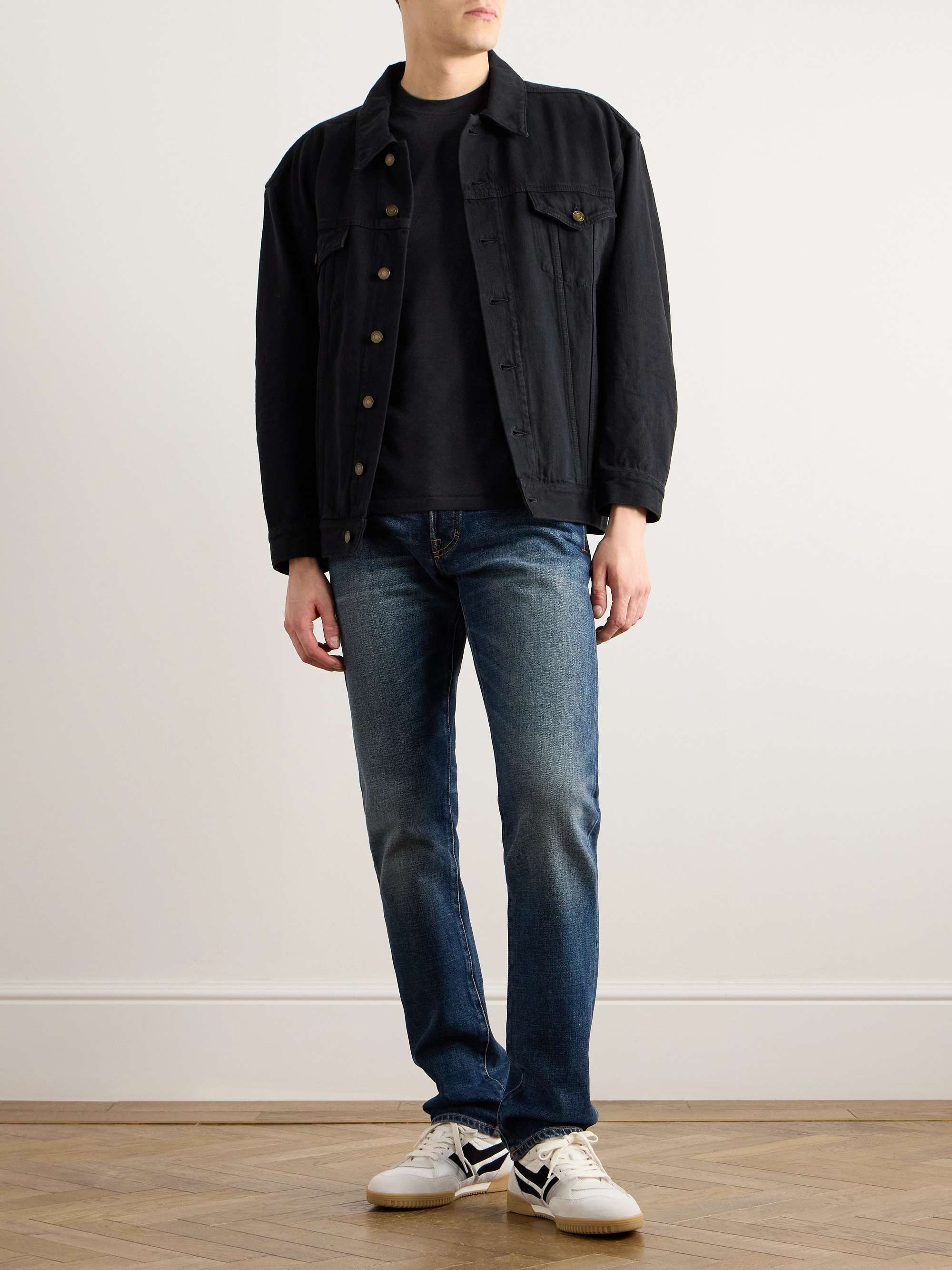 Slim-Fit Lyocell and Cotton-Blend T-Shirt view