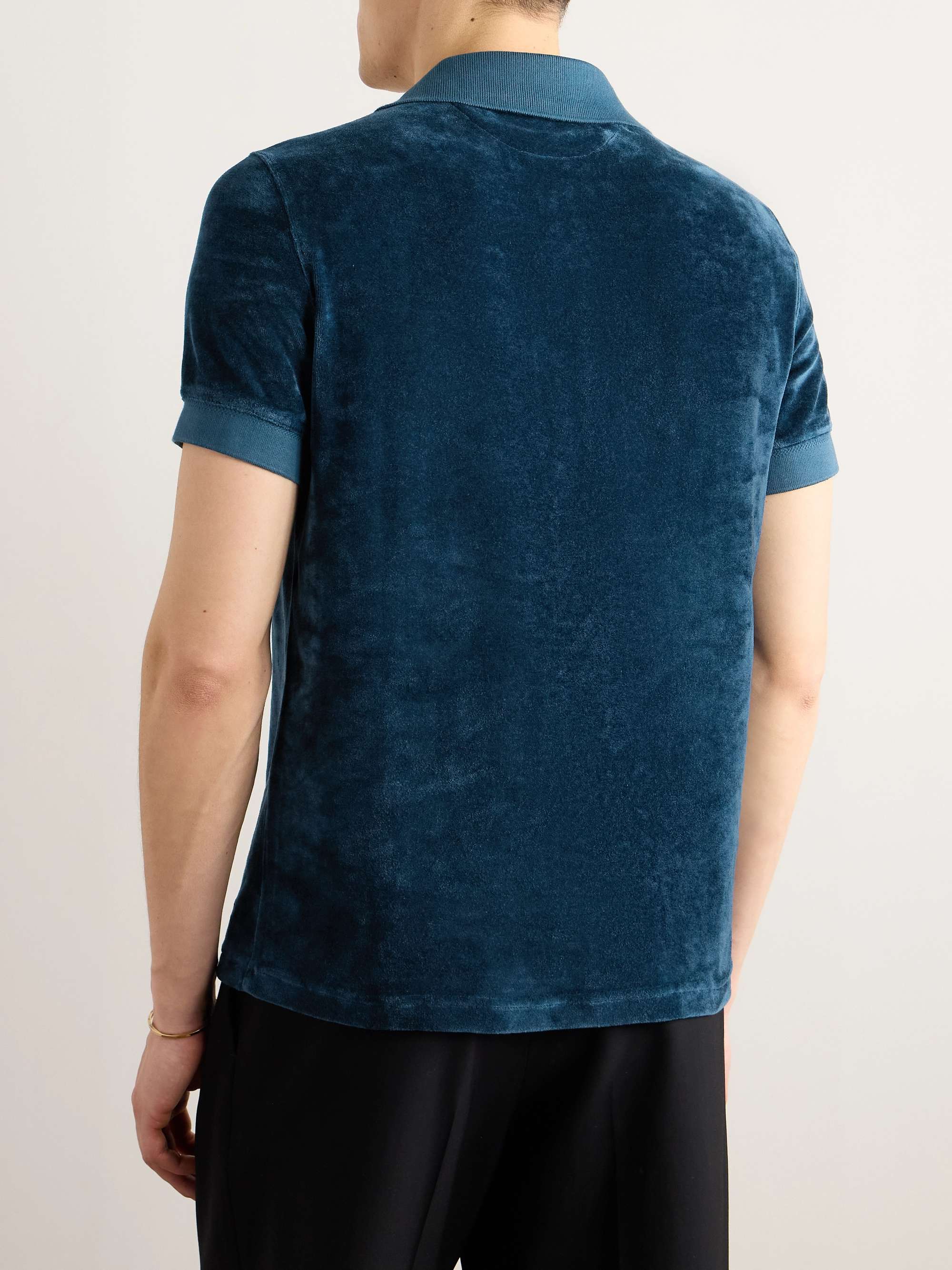 Velour Polo Shirt view