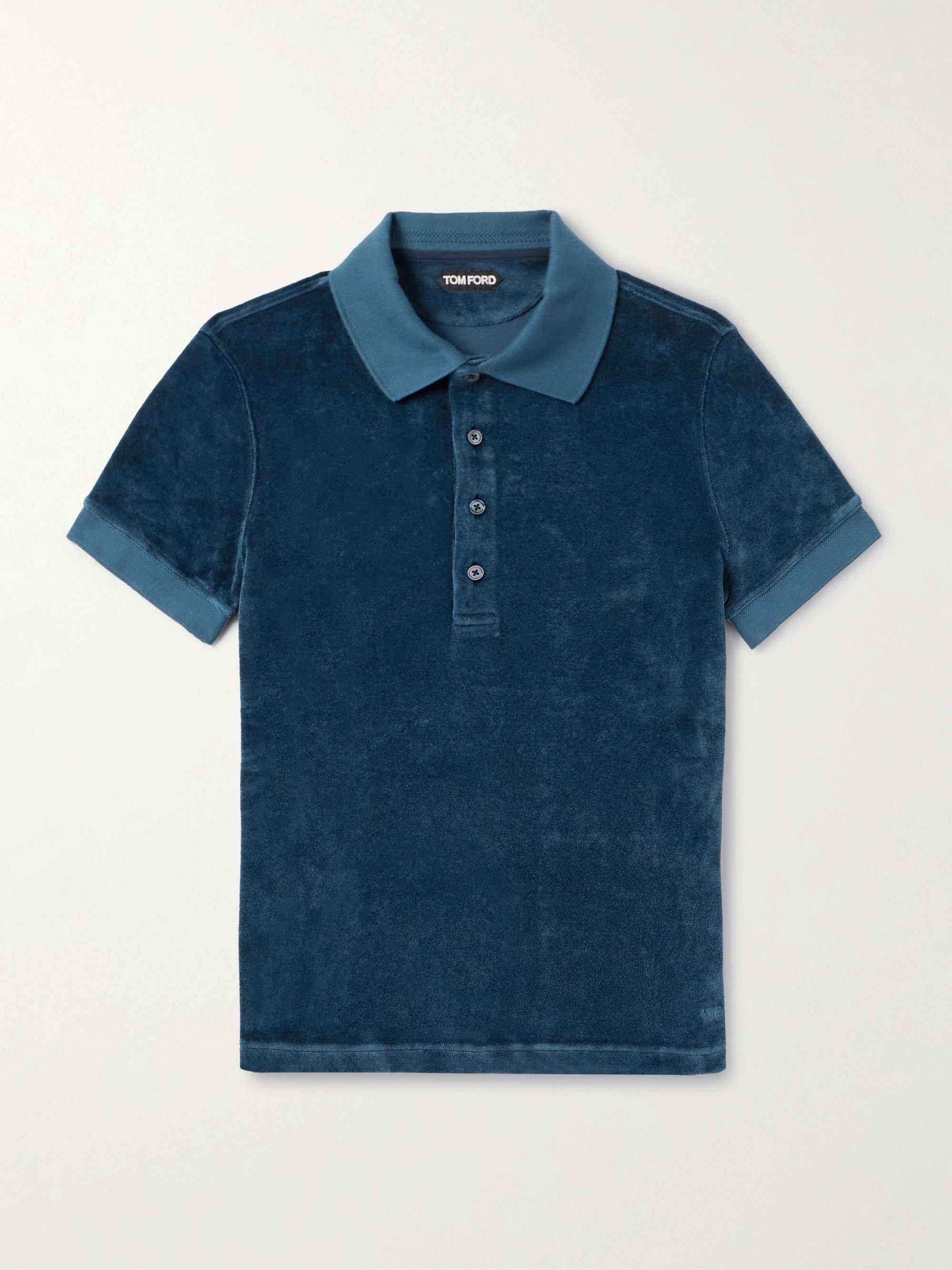Velour Polo Shirt view