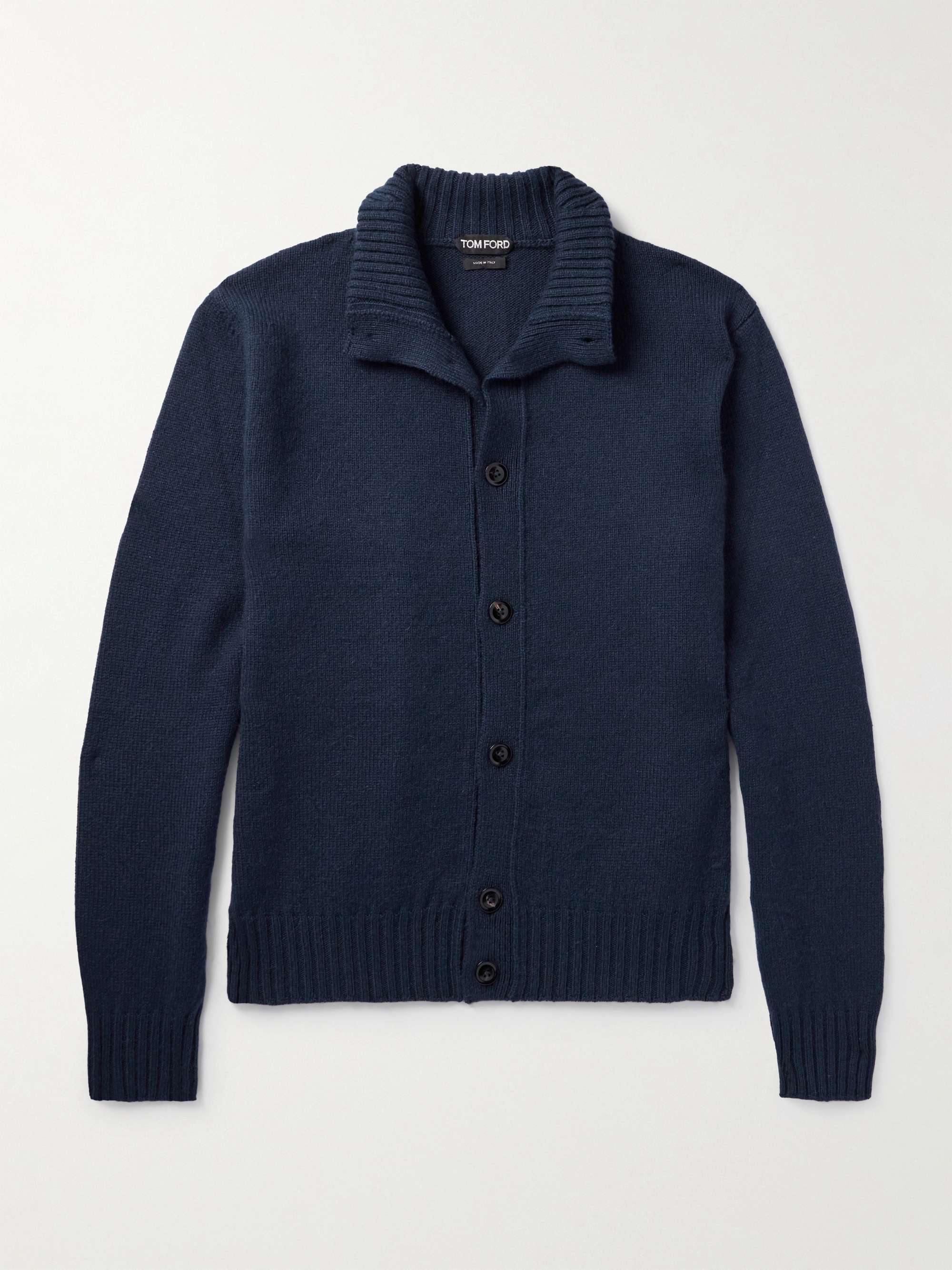 Wool, Cashmere and Mohair-Blend Cardigan view