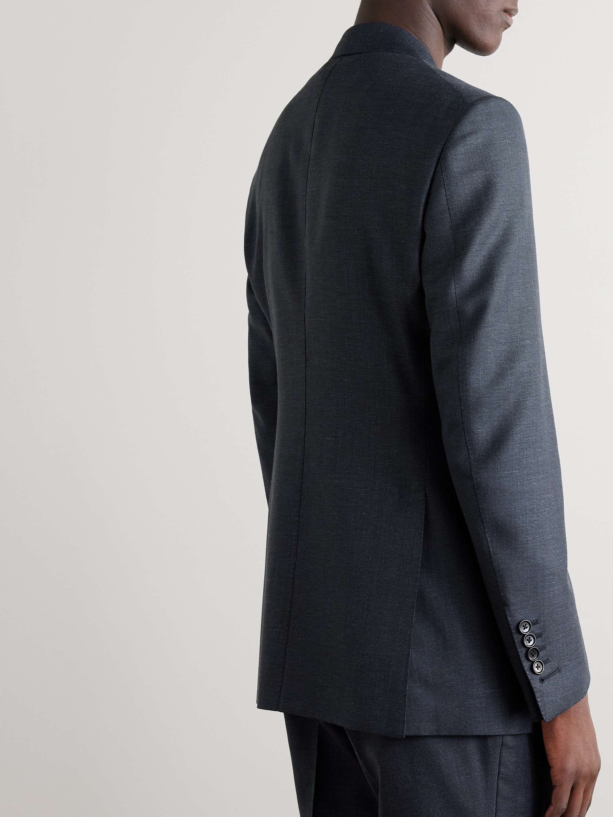 Shelton Slim-Fit Wool, Mohair, Linen and Silk-Blend Suit Jacket view