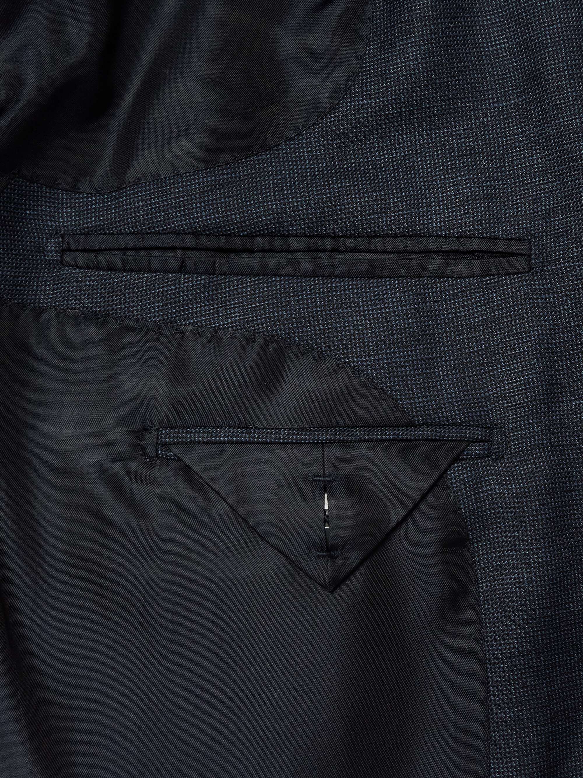 Shelton Slim-Fit Wool, Mohair, Linen and Silk-Blend Suit Jacket view