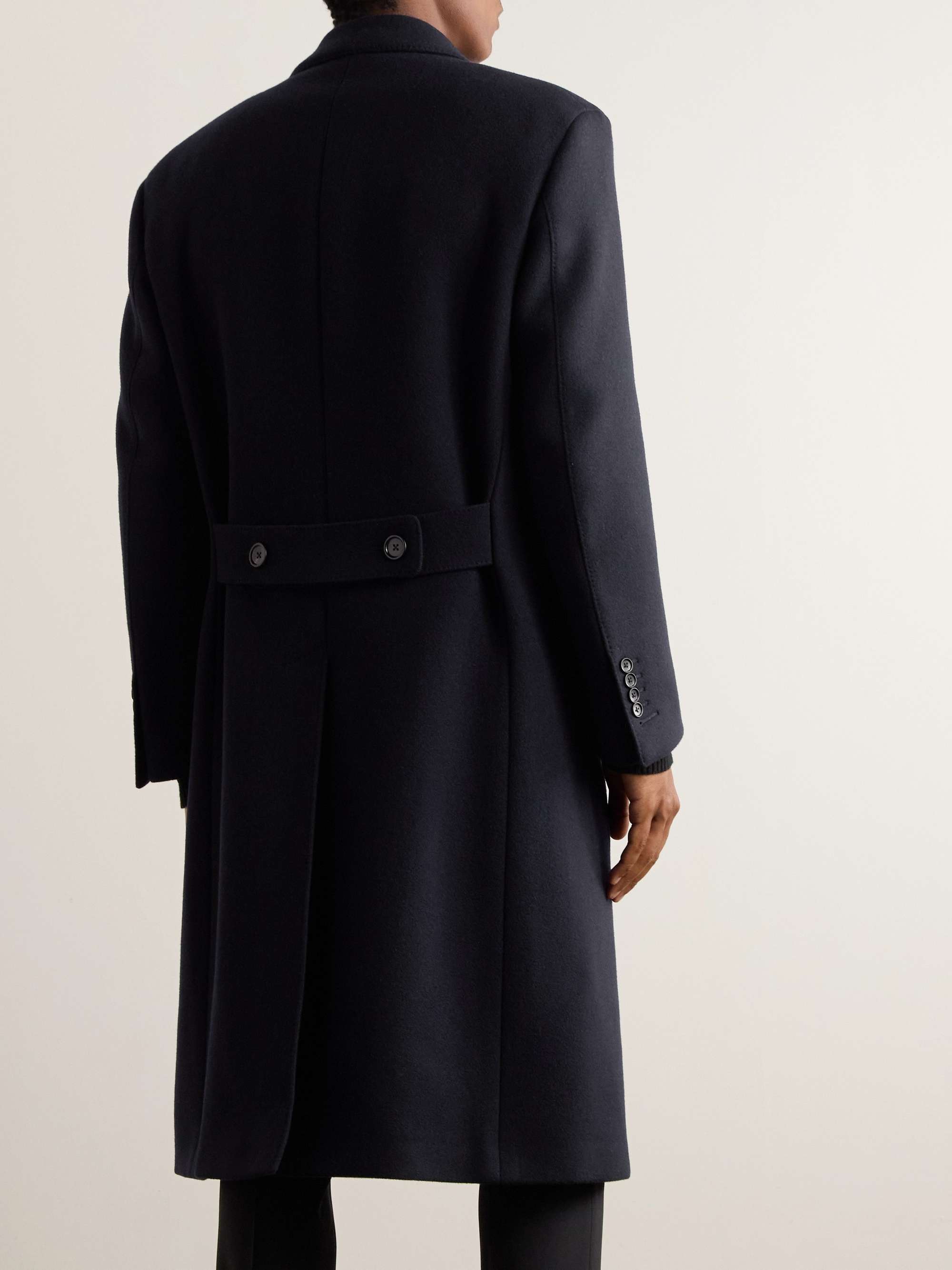 Oversized Double-Breasted Wool Coat view