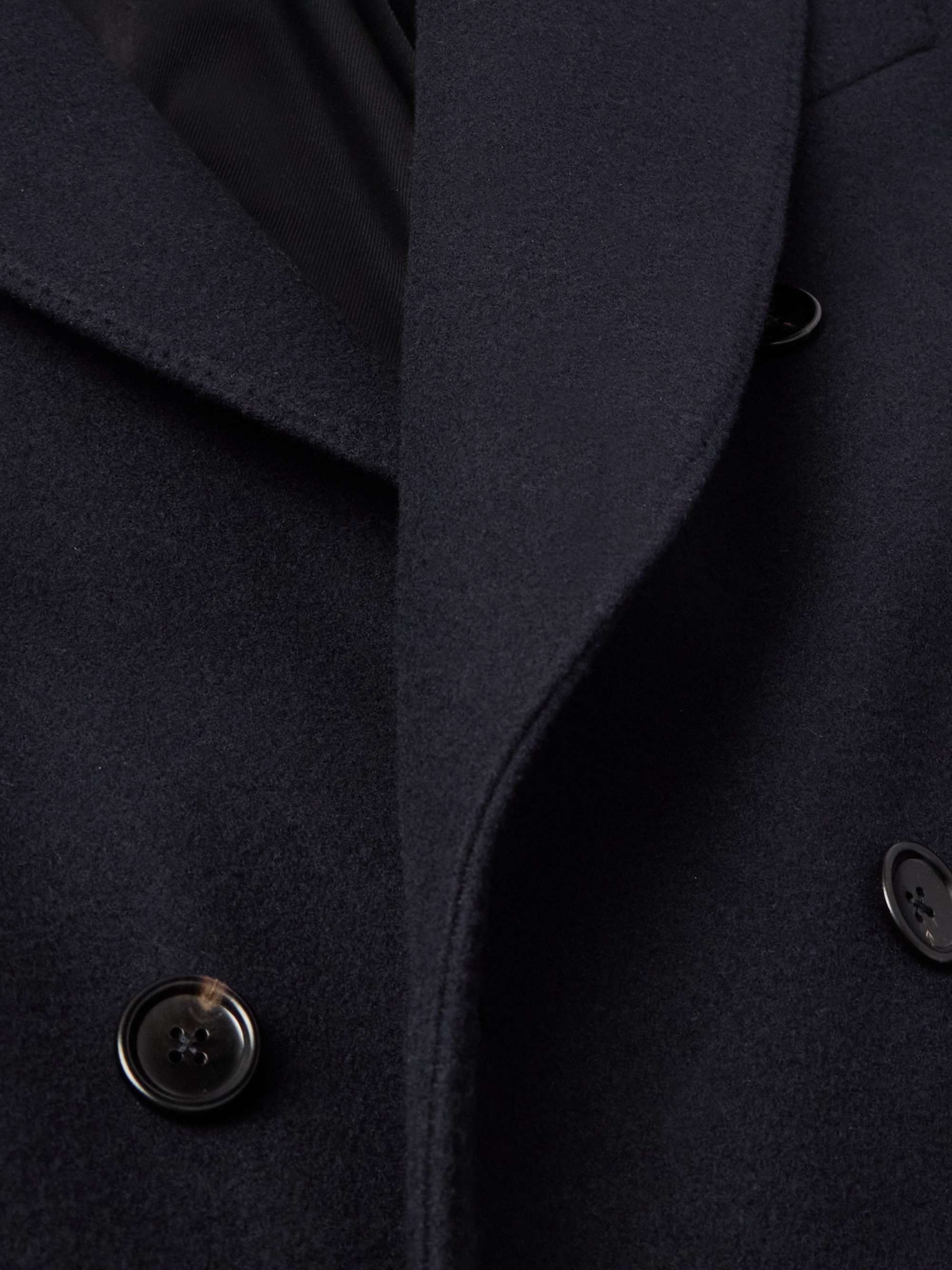 Oversized Double-Breasted Wool Coat view