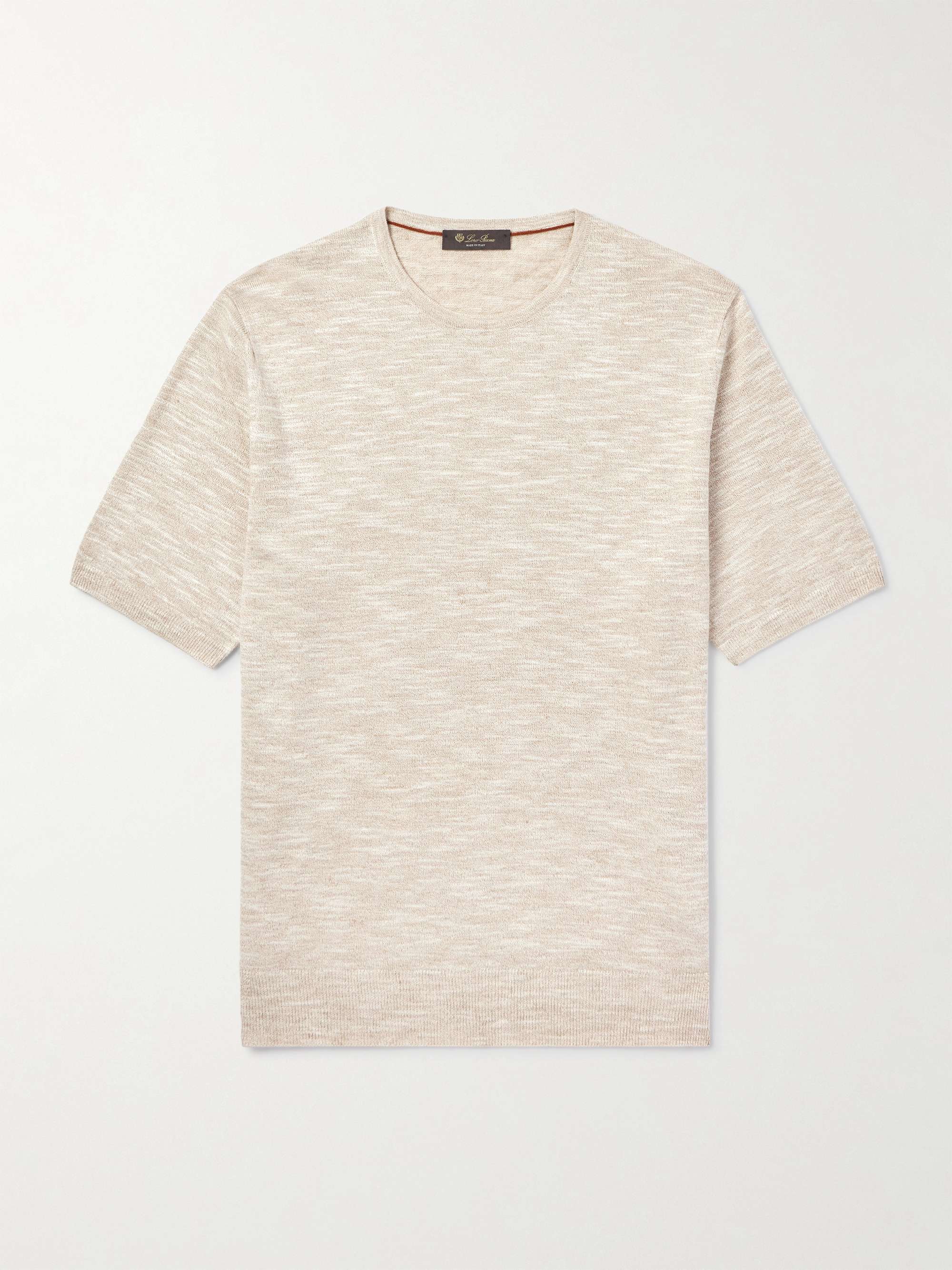 Linen and Silk-Blend T-Shirt view