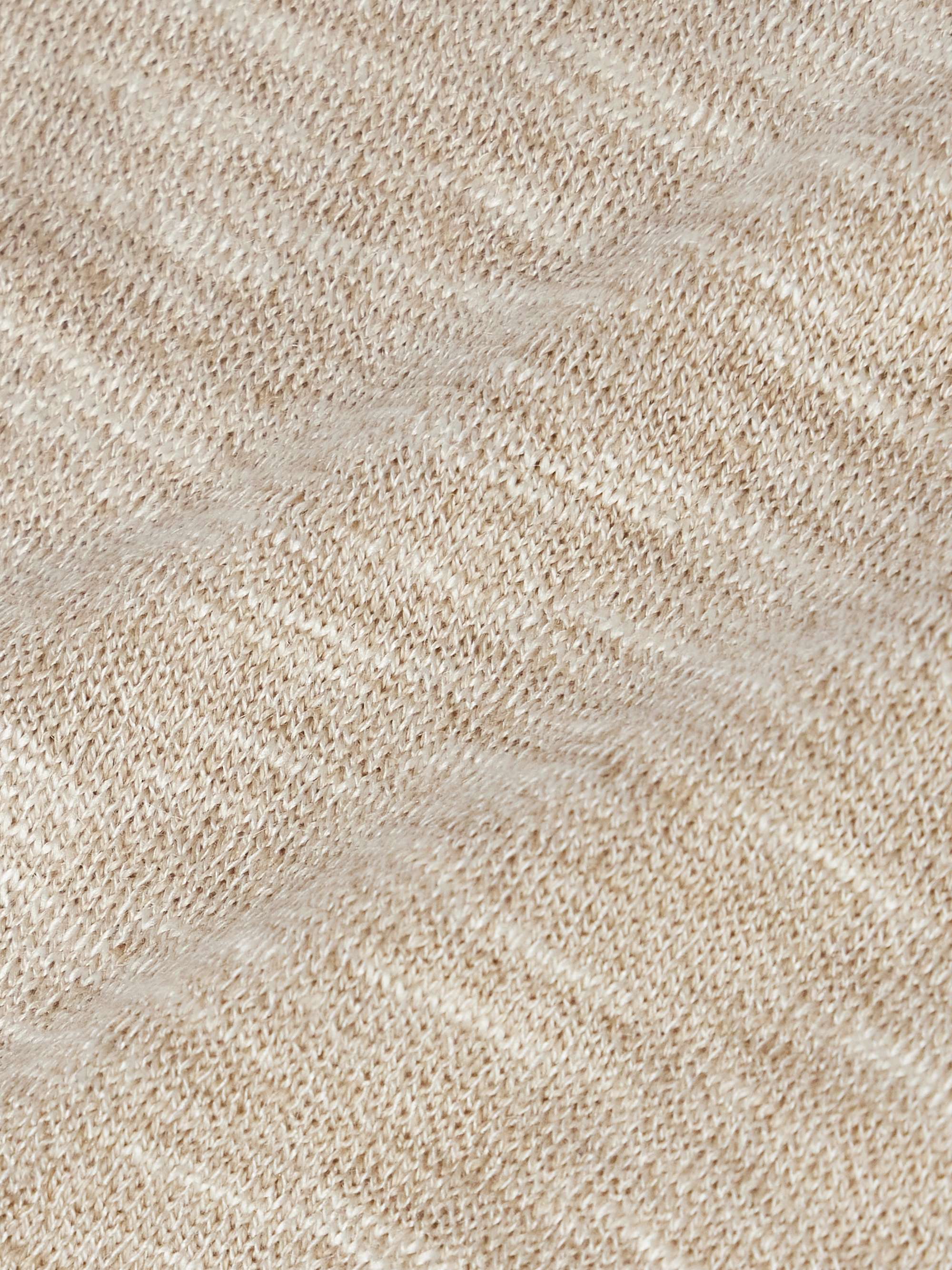 Linen and Silk-Blend Sweater view