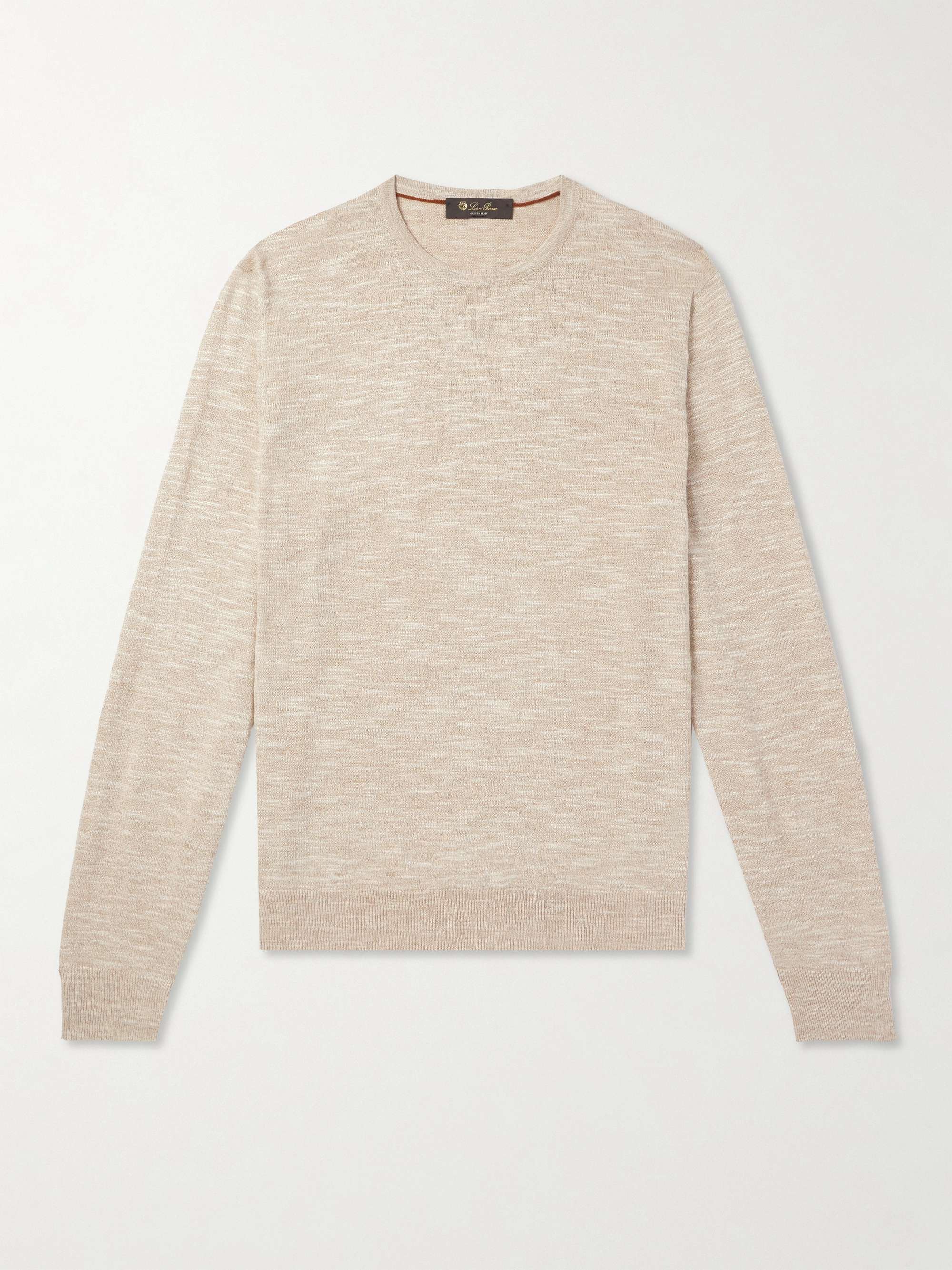 Linen and Silk-Blend Sweater view