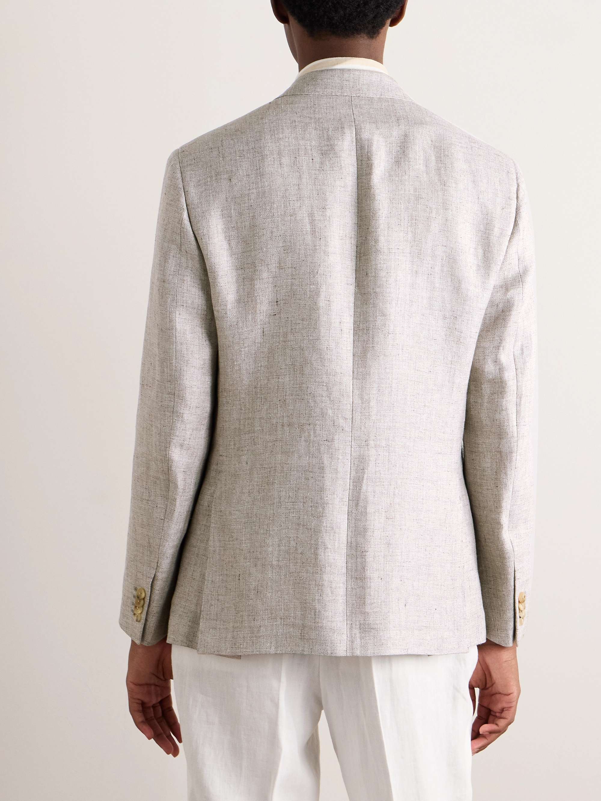 Torino Slub Linen Blazer view