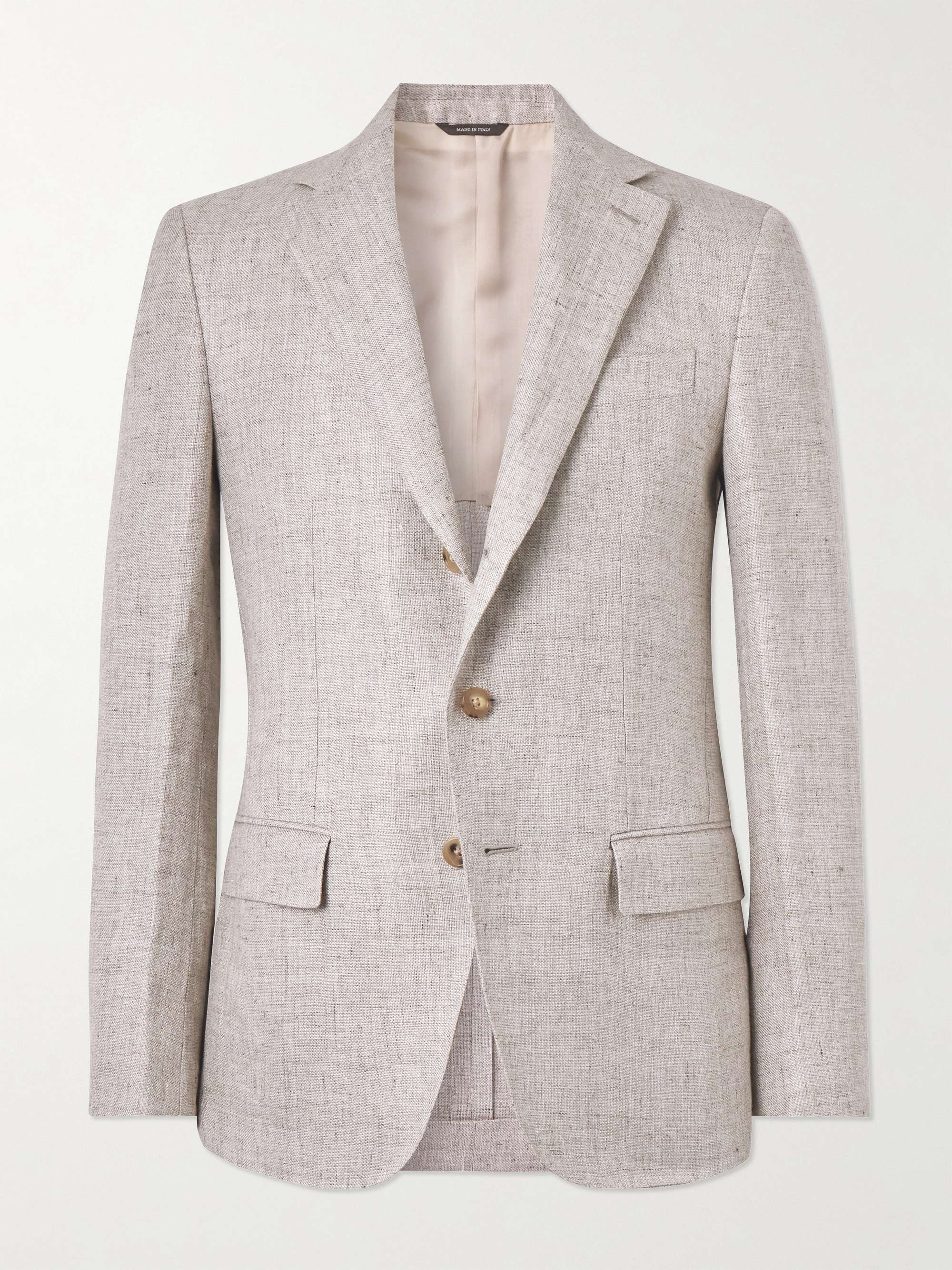 Torino Slub Linen Blazer view
