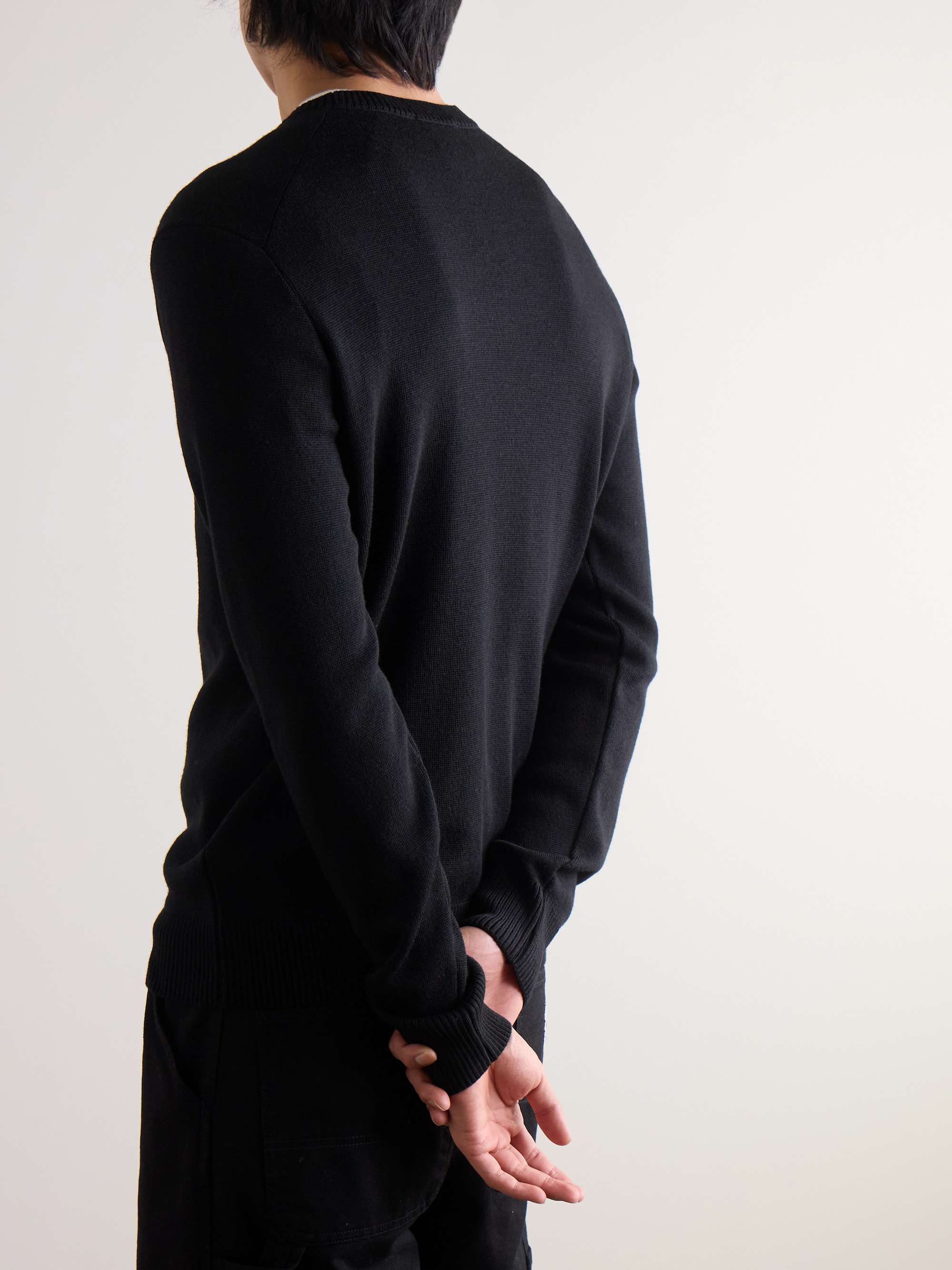 ADC Logo-Embroidered Merino Wool Sweater view