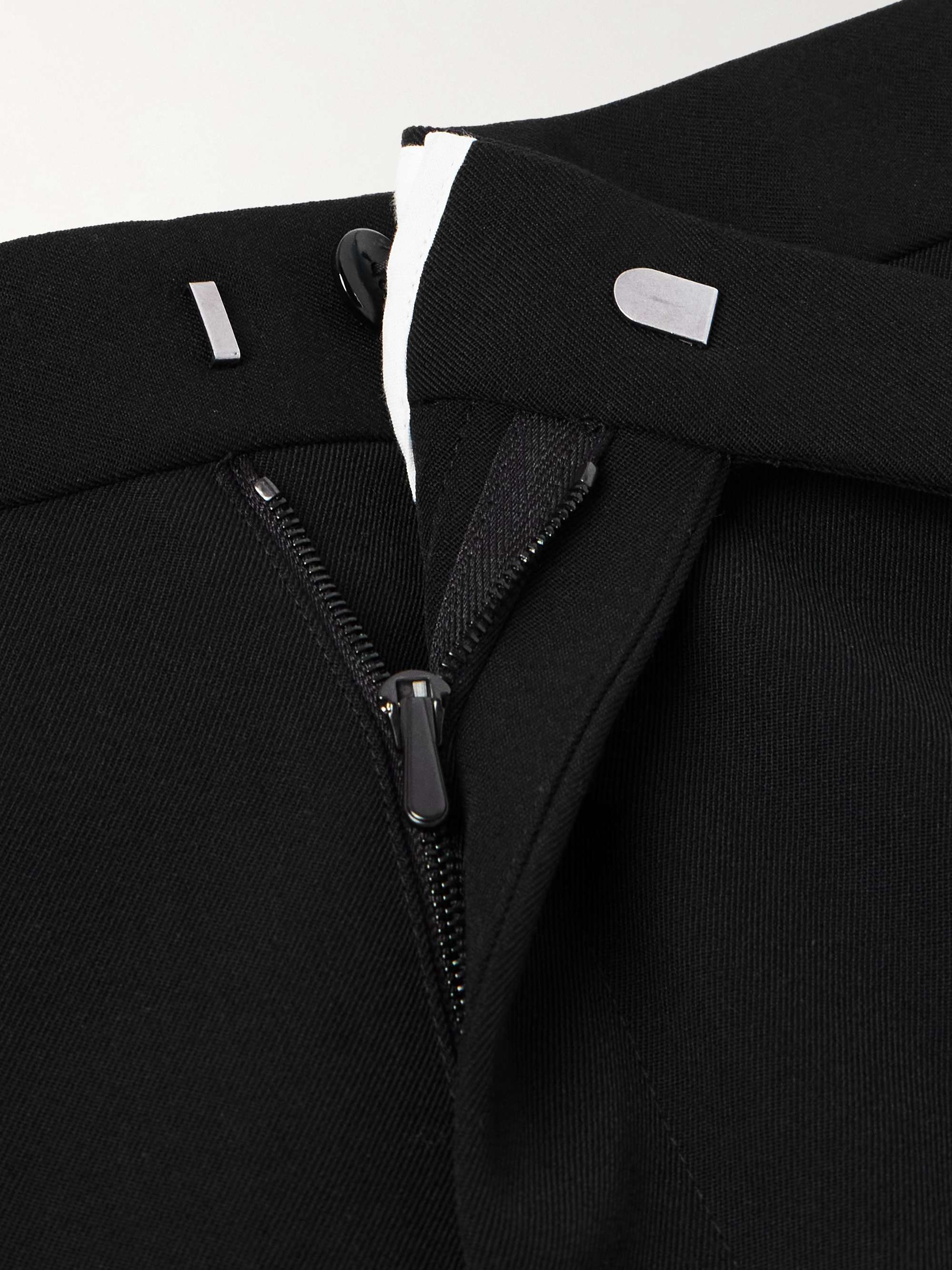 Rivo Straight-Leg Wool-Twill Trousers view