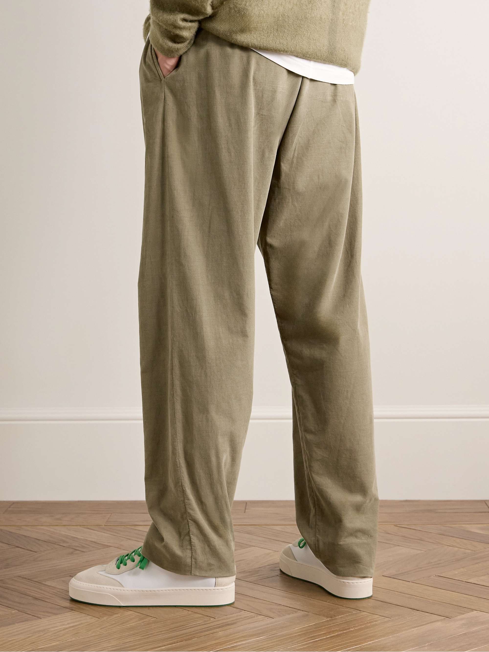 Ando Straight-Leg Cotton-Corduroy Trousers view