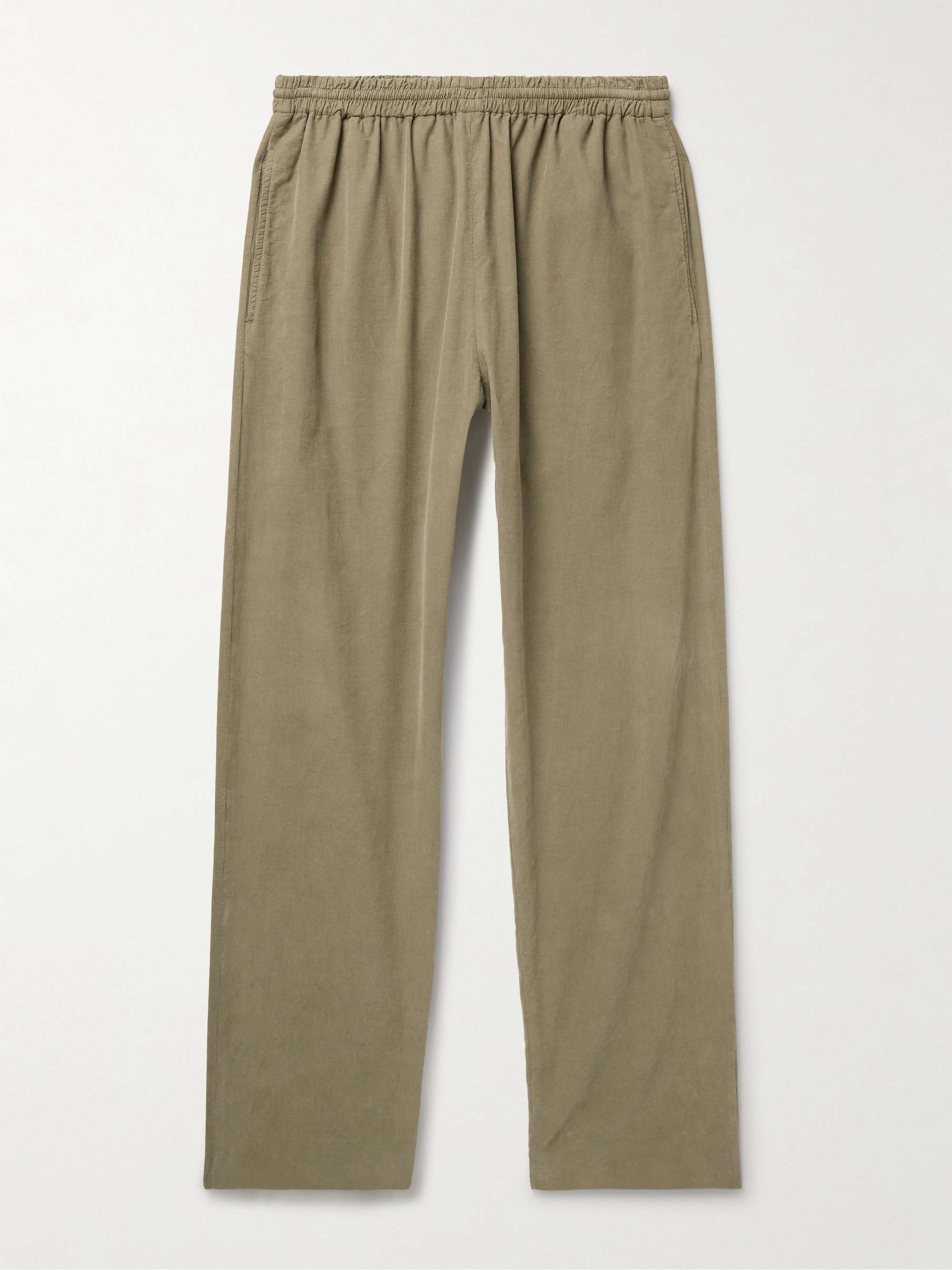 Ando Straight-Leg Cotton-Corduroy Trousers view