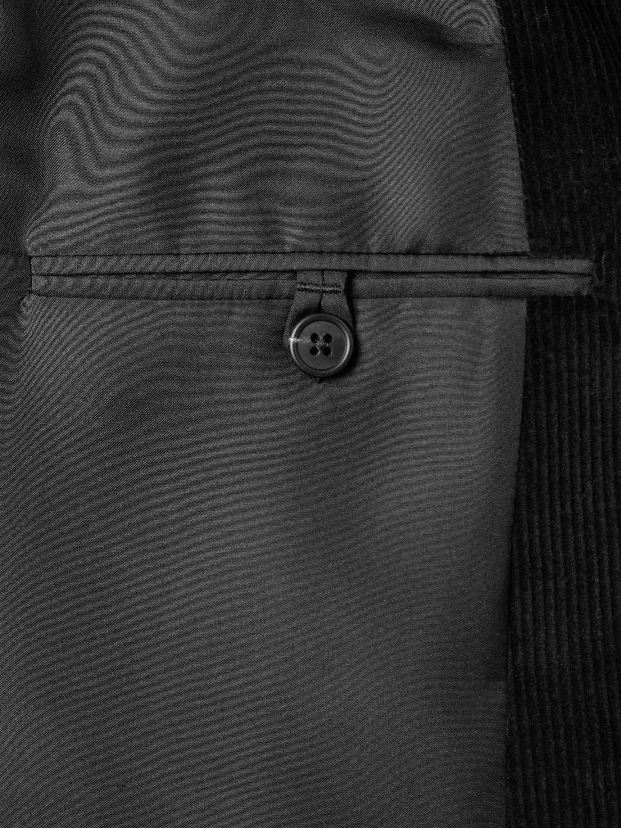 Donnes Double-Breasted Cotton and Cashmere-Blend Corduroy Suit Jacket view