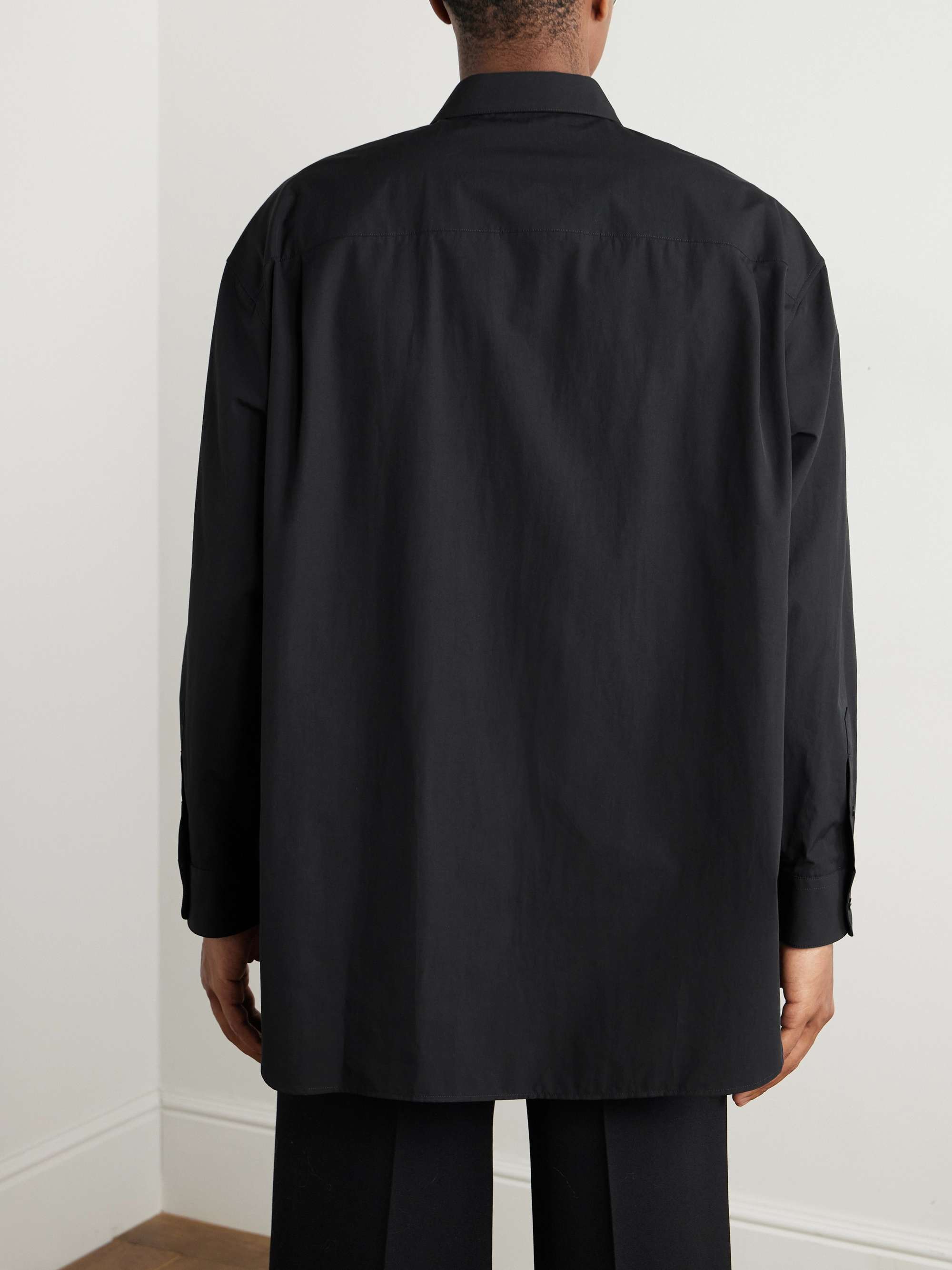 Lukre Oversized Cotton-Poplin Shirt view