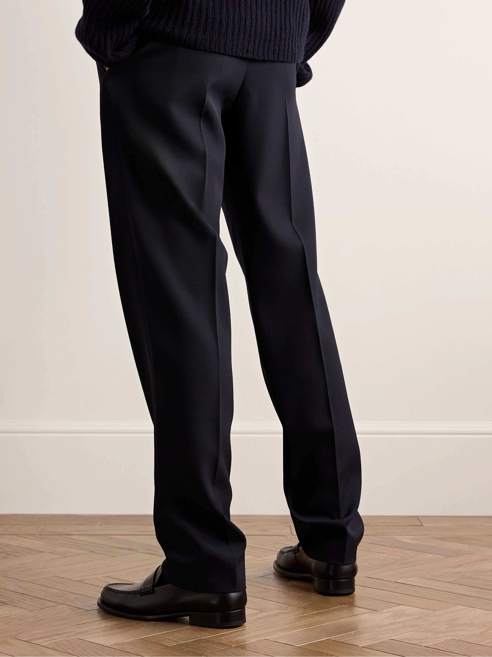 Rivo Straight-Leg Wool Suit Trousers view