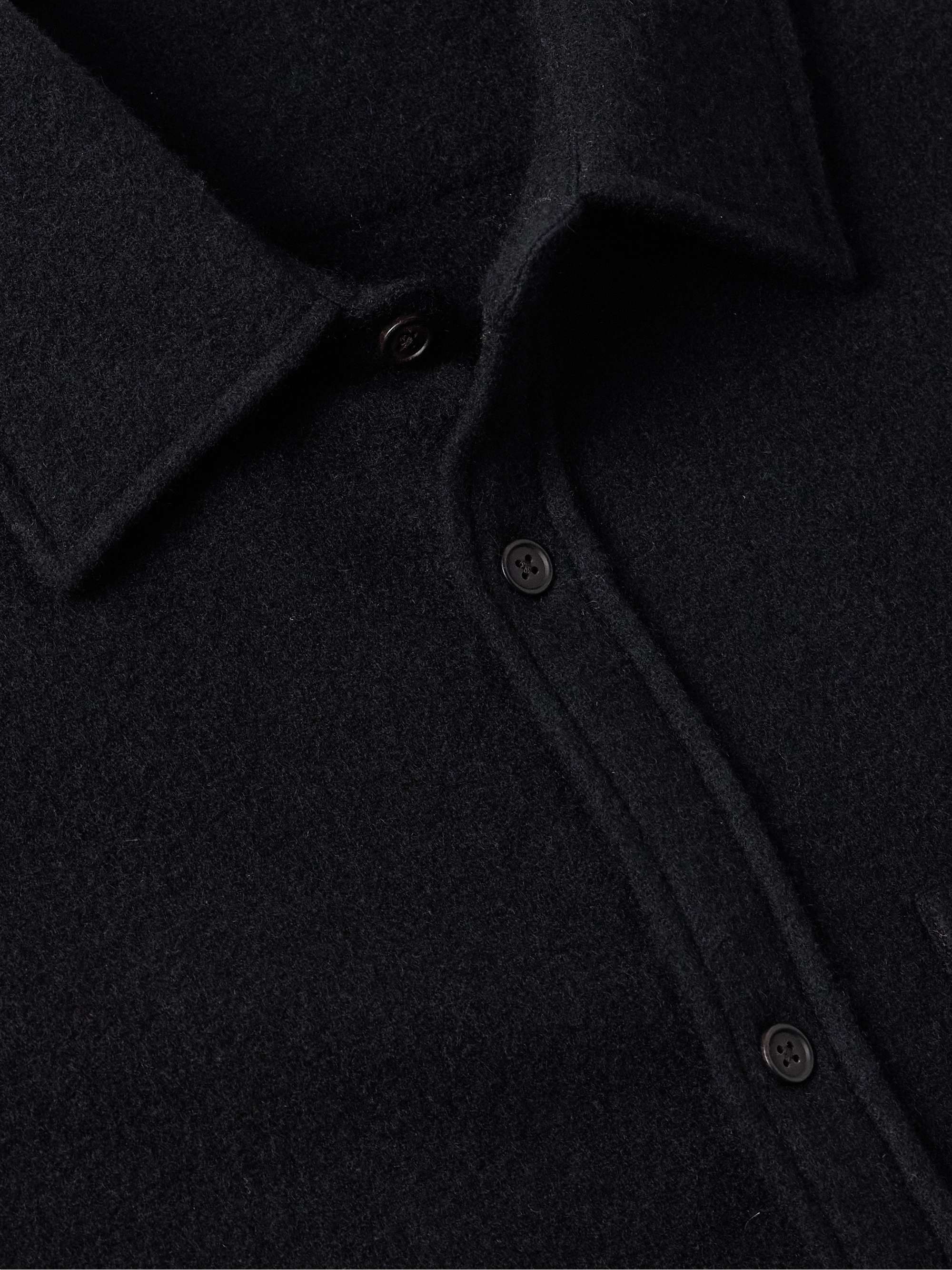 Ezra Cashmere-Blend Shirt view