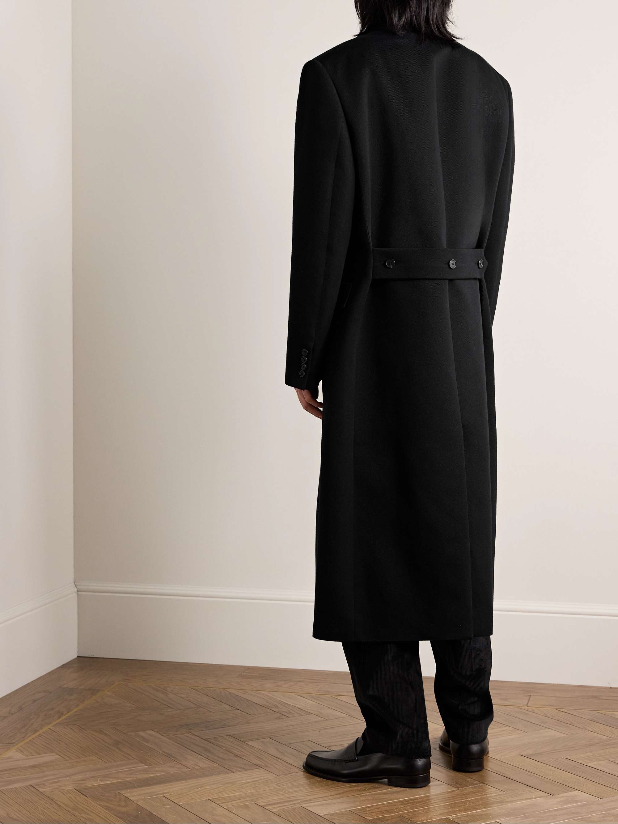 Velasco Double-Breasted Twill Coat view